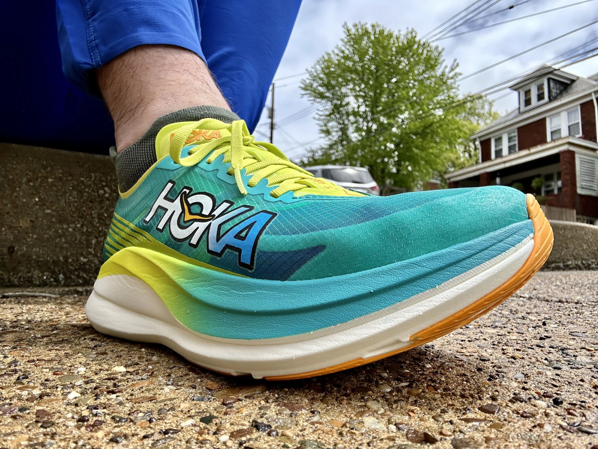 hoka rocket x 2 racing shoe