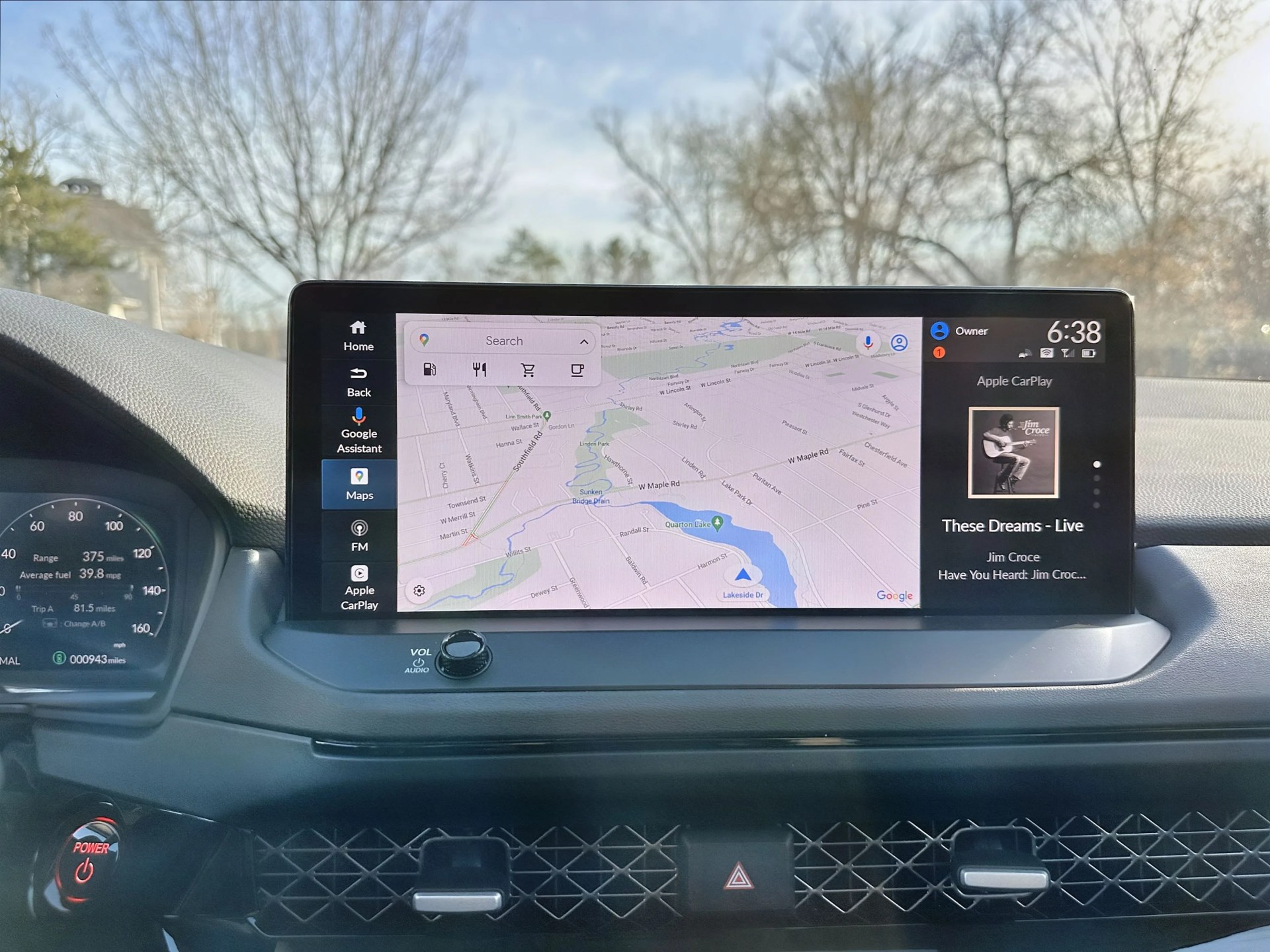 honda accord hybrid touchscreen