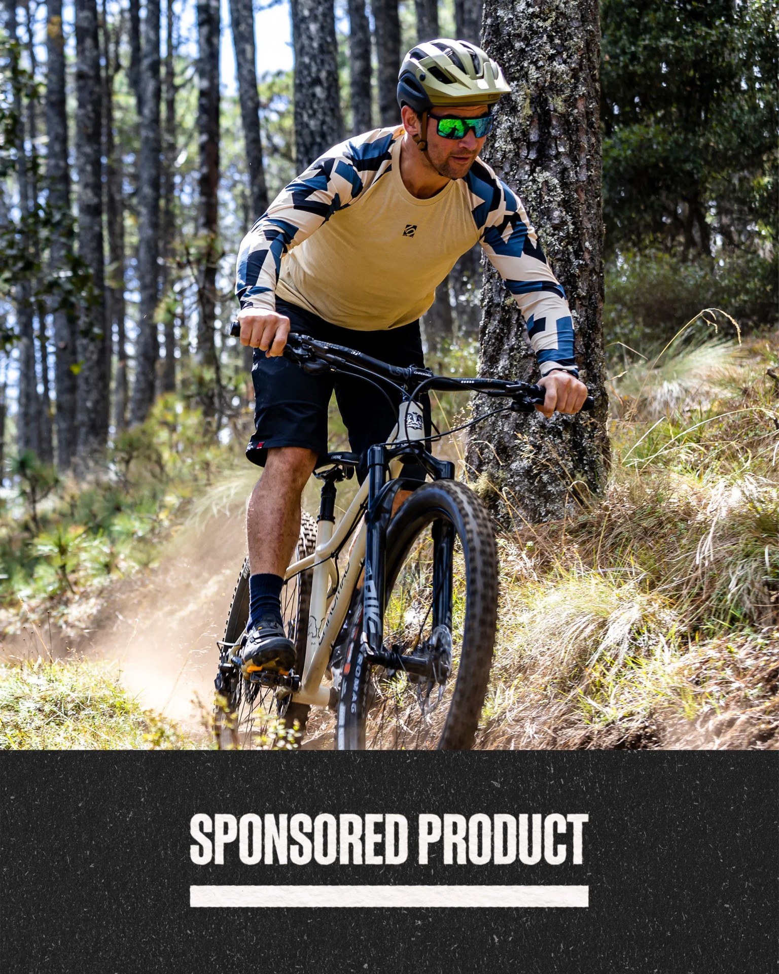 sponsored product man riding bike wearing adidas sneakers