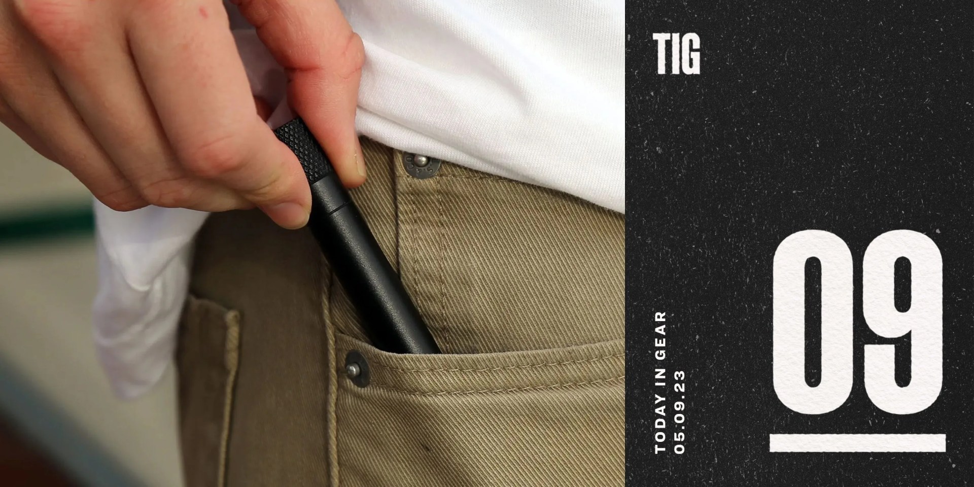 today in gear may 9 2023 stashlight in black