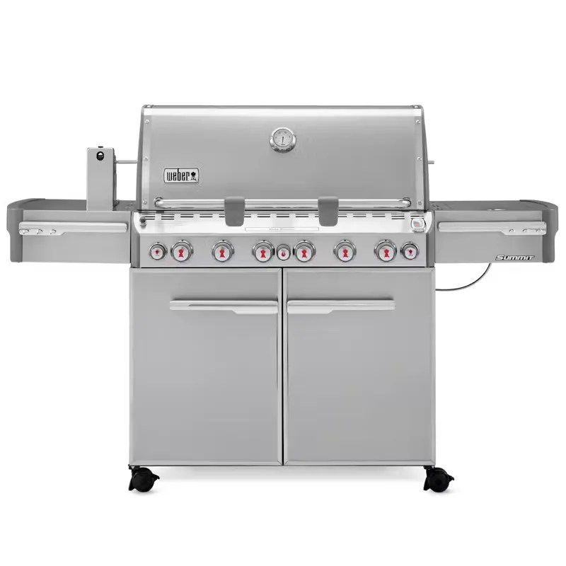 silver weber gas grill