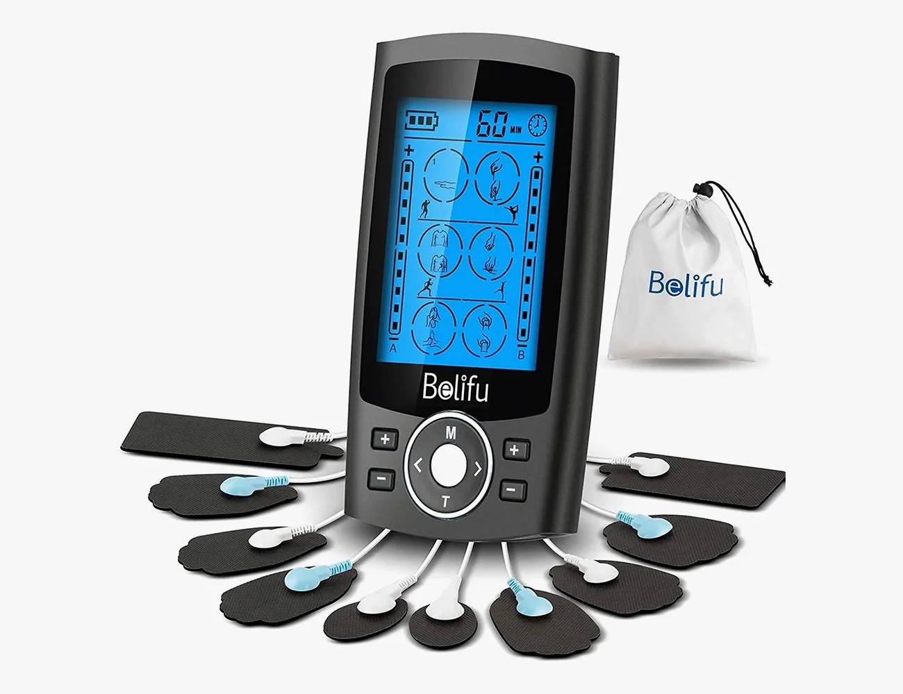 belifu dual channel tens ems unit