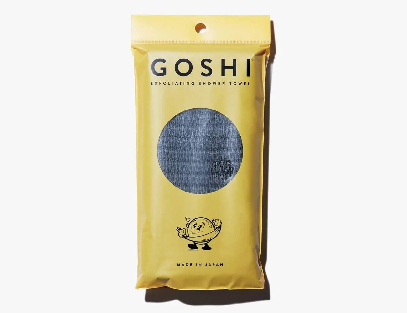 goshi exfoliating shower towel