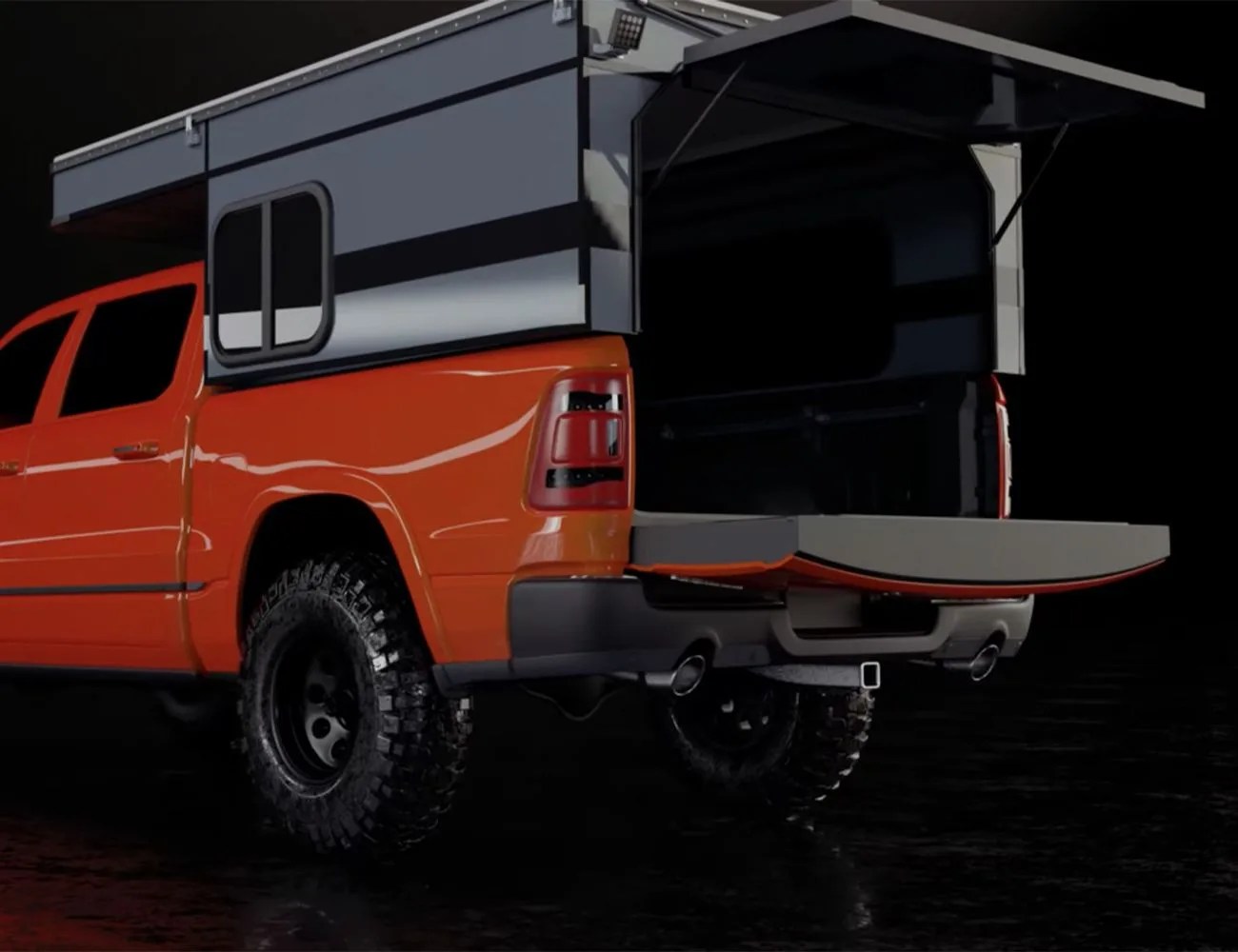 four wheel campers project m topper