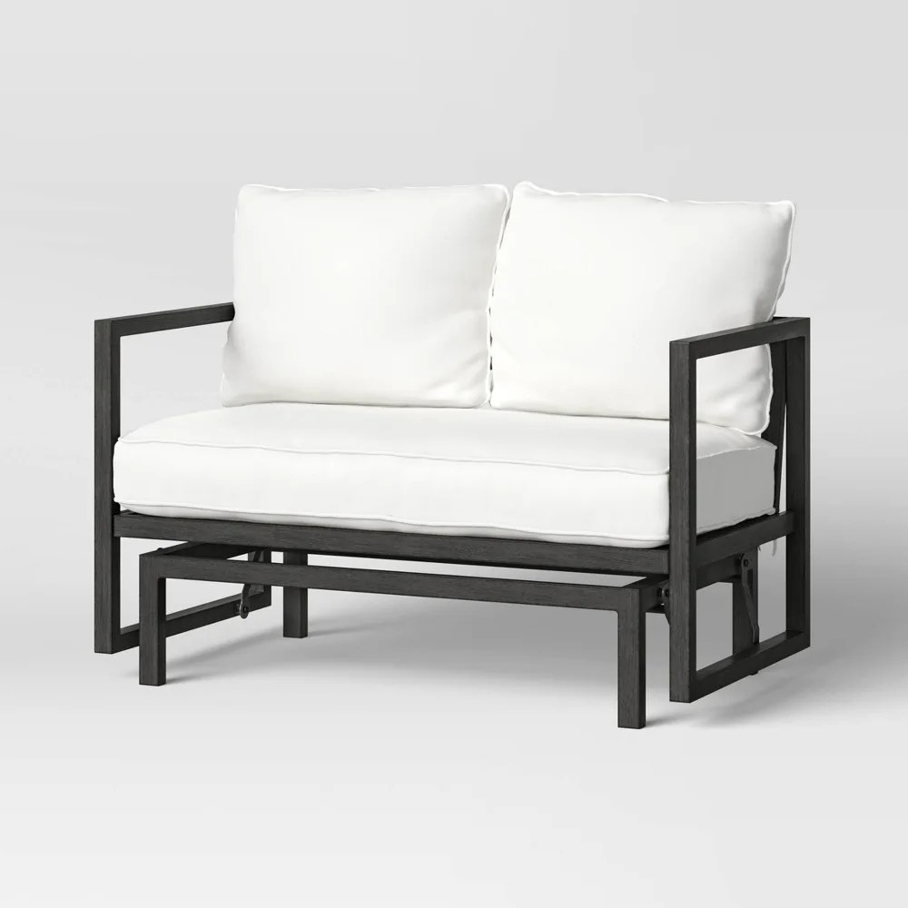 Weathered Teak Glider - Threshold&trade;