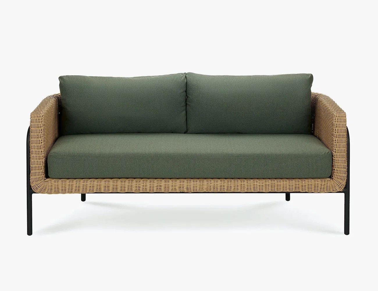 Article Aby Dravite Green Loveseat