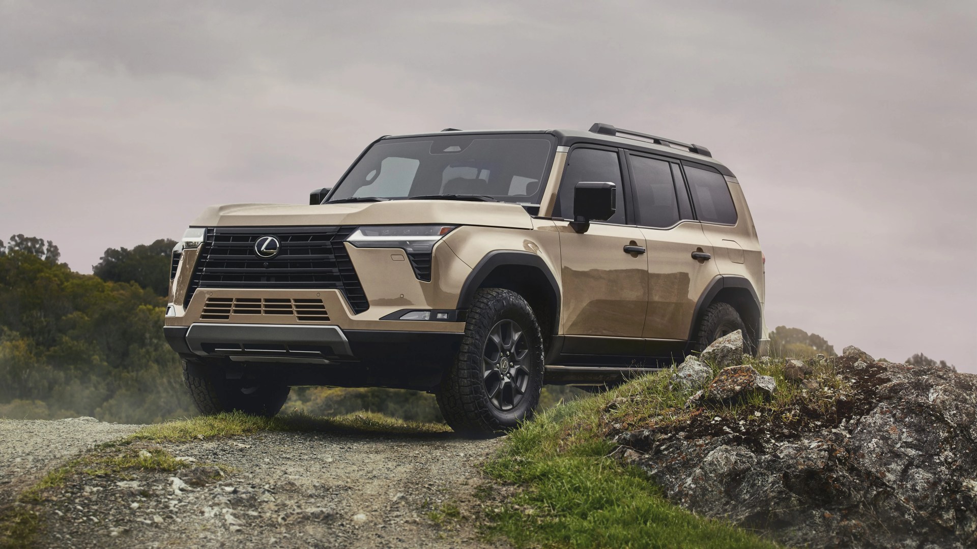 lexus gx on rocky terrain