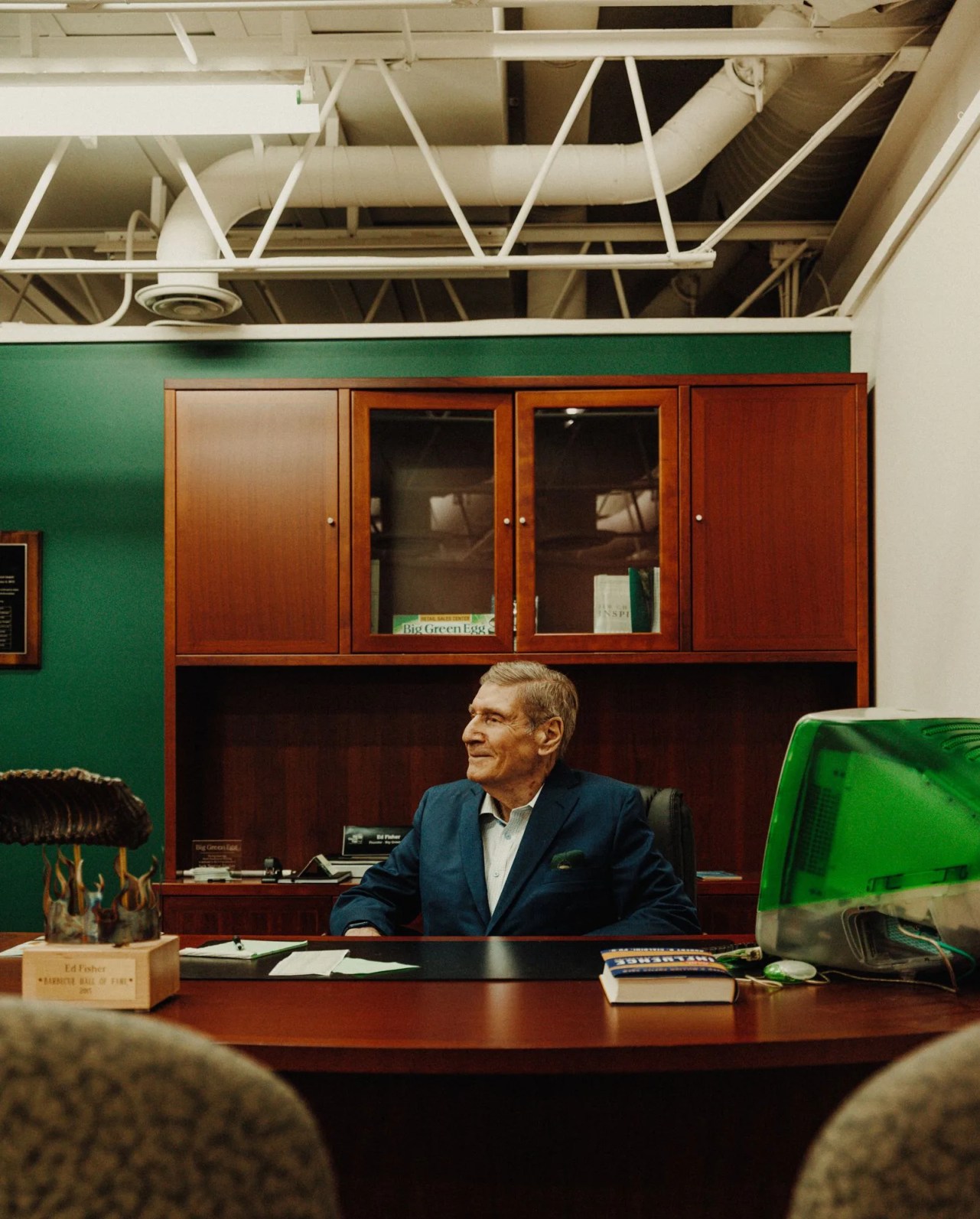 eg fisher big green egg founder