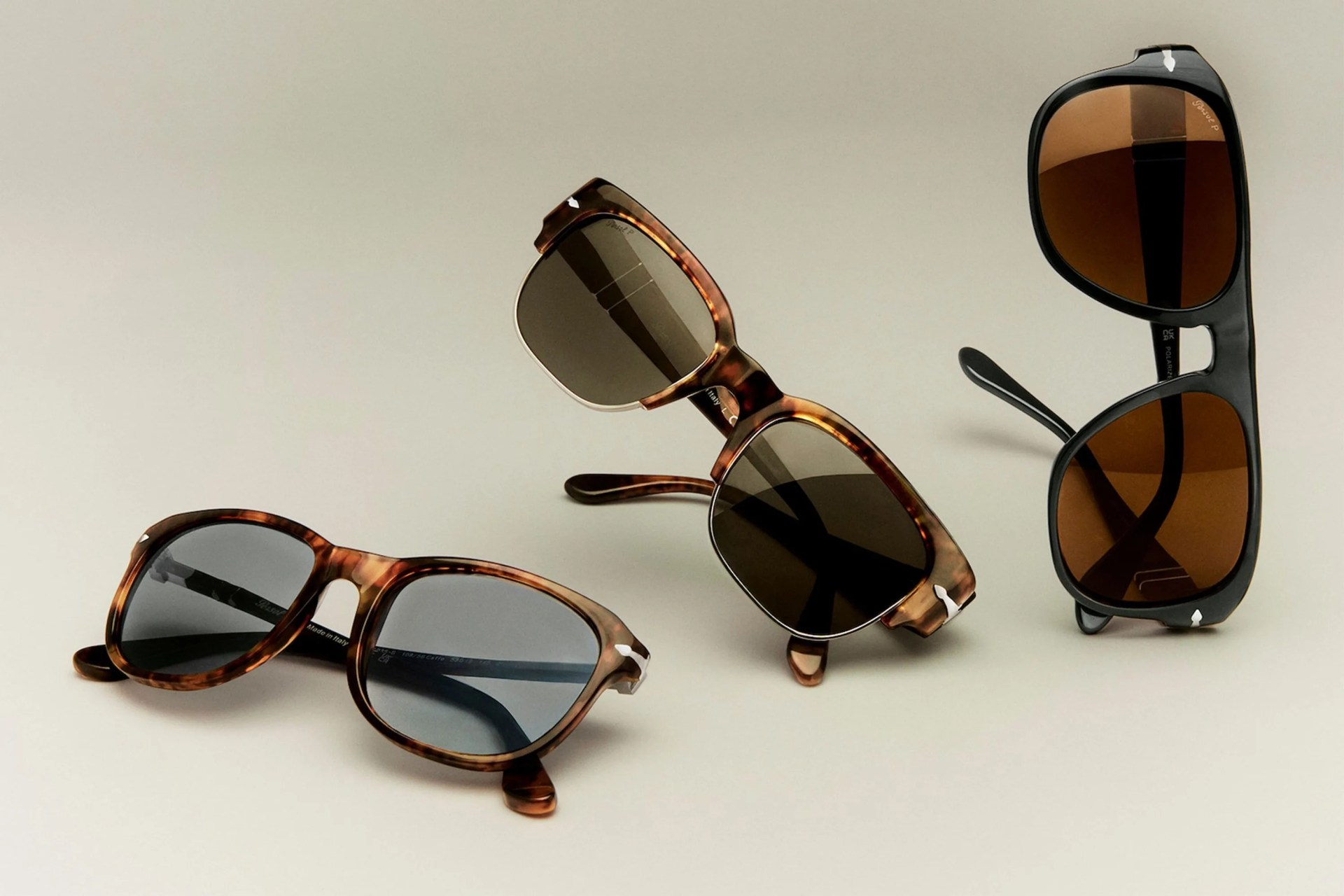 3 pairs of persol sunglasses