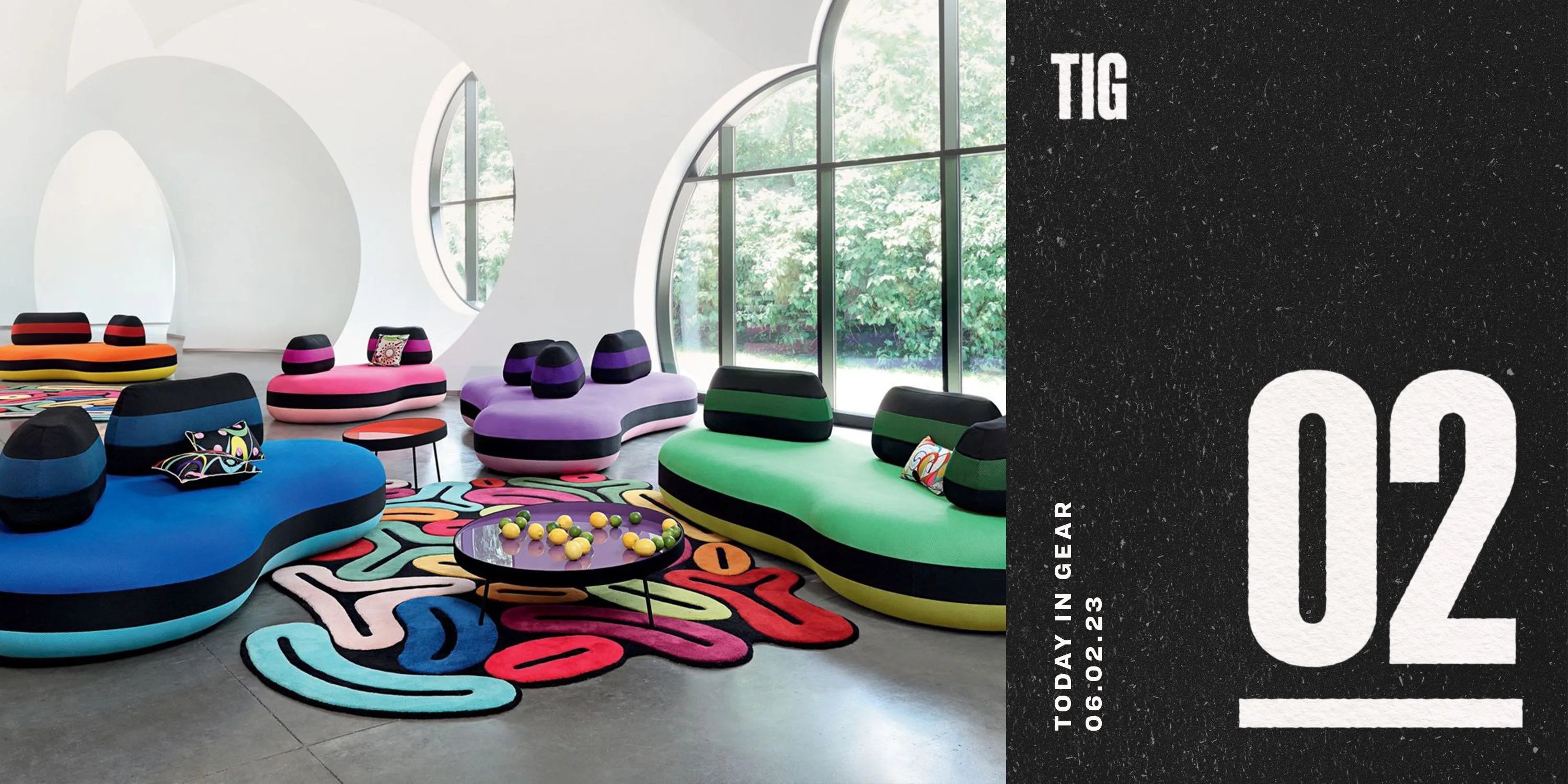 today in gear june 2 2023 roche bobois bombom x joana vasconcelos the sofas