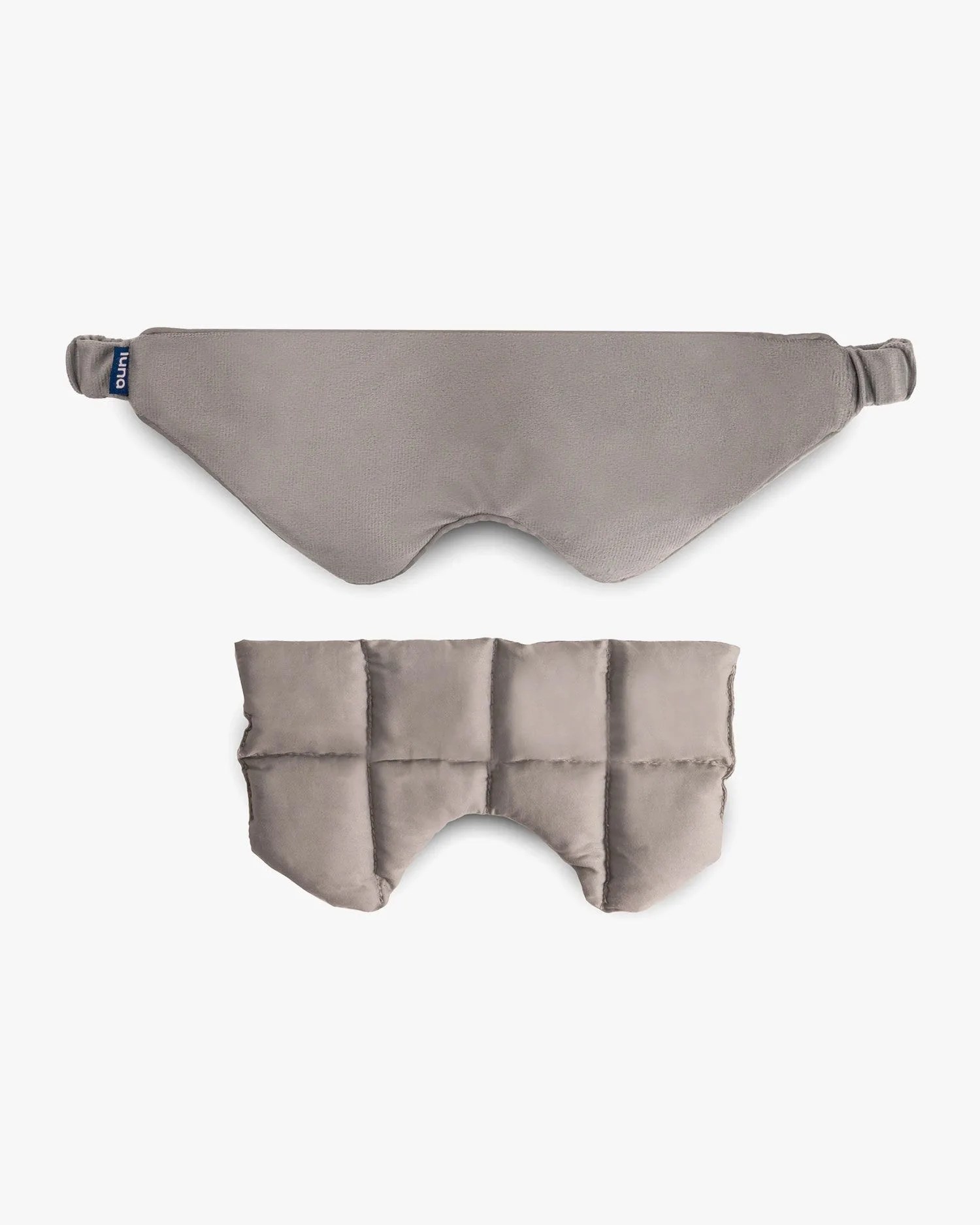 hot cool minky fleece weighted eye mask