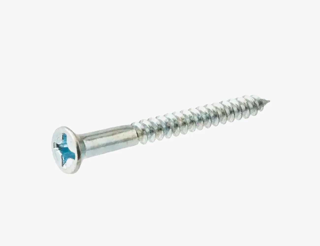Everbilt #8 x 1-1/4" Phillips Flat Head Zinc-Plated Wood Screws (100-Pack)