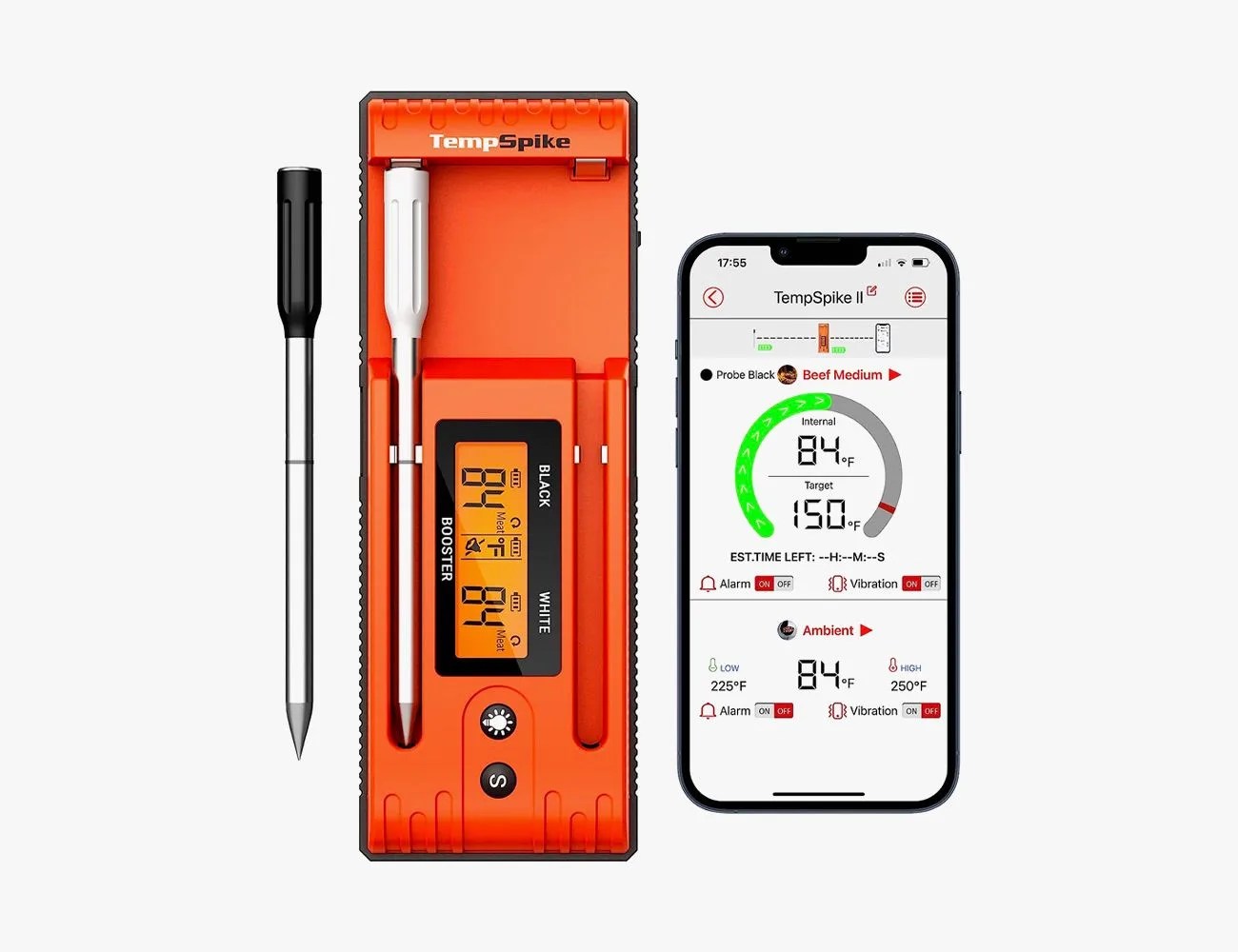 ThermoPro Twin TempSpike 500FT Truly Wireless Meat Thermometer