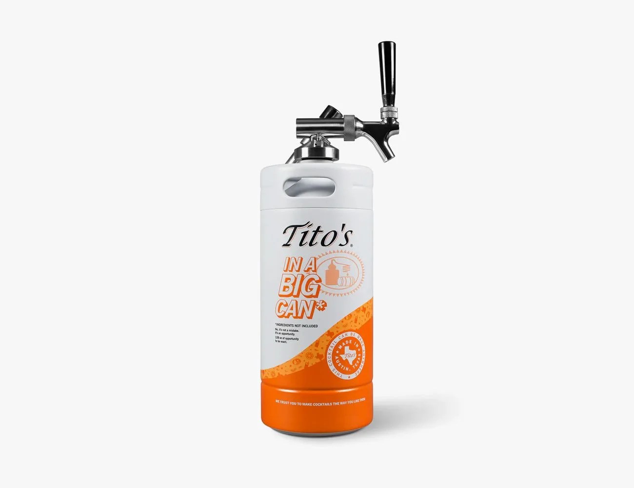 TITO'S IN A BIG CAN