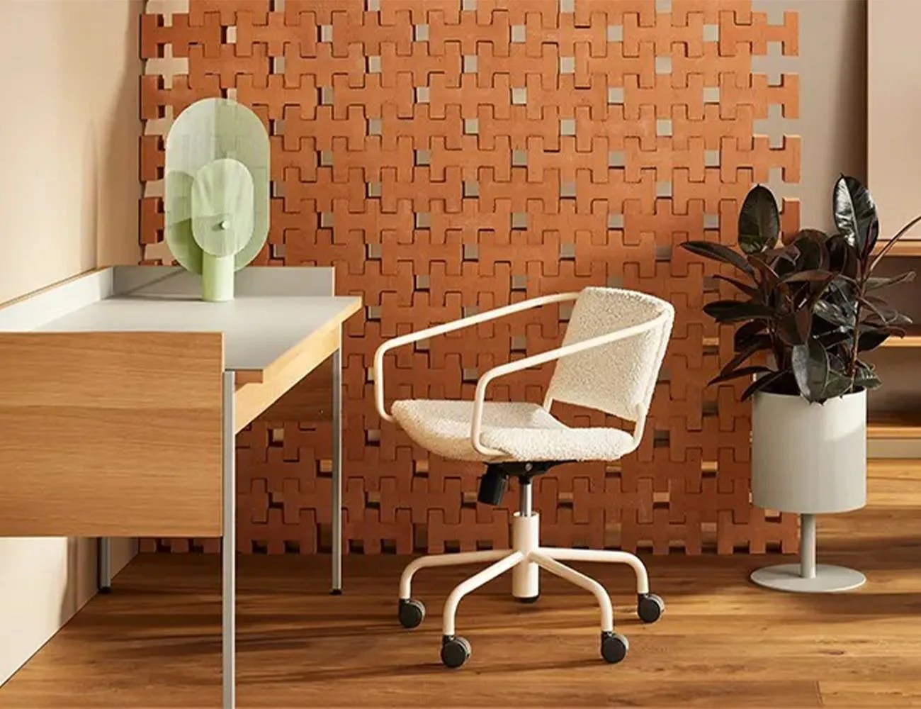 a chair in an office