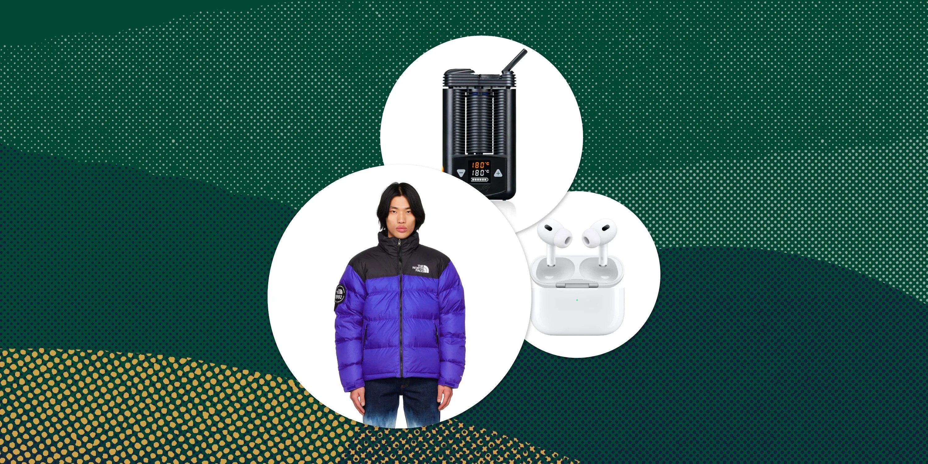 deals of note collage north face apple airpods vaporizer