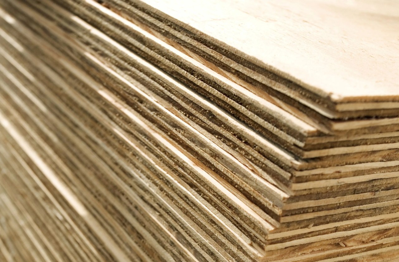 stack of plywood