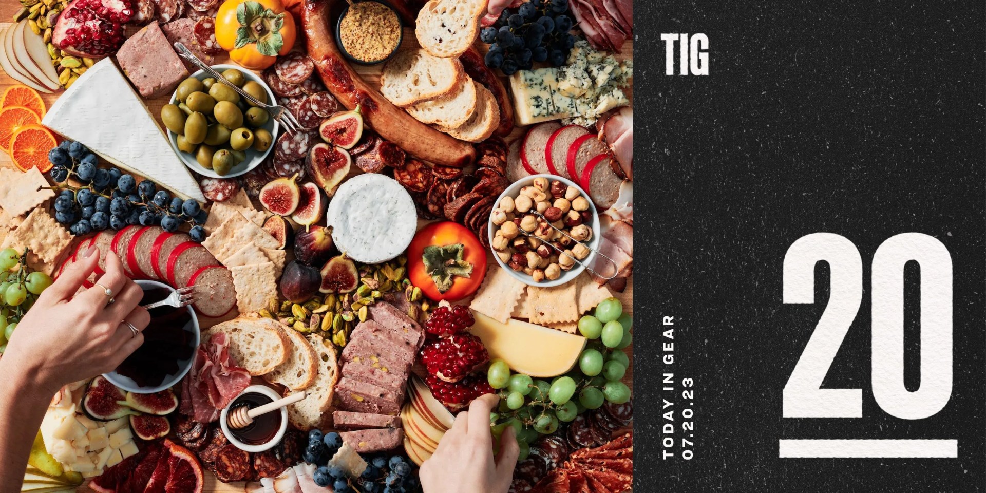 today in gear july 20 2023 olympia provisions charcuterie board