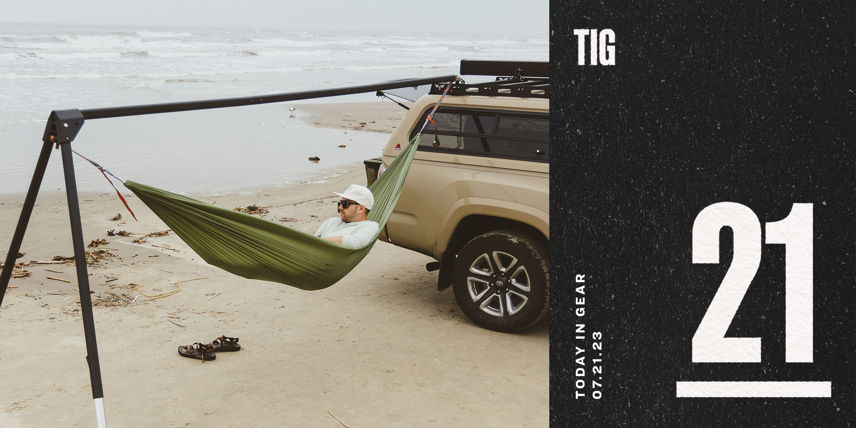 today in gear july 21 2023 kammok outpost car hammock stand