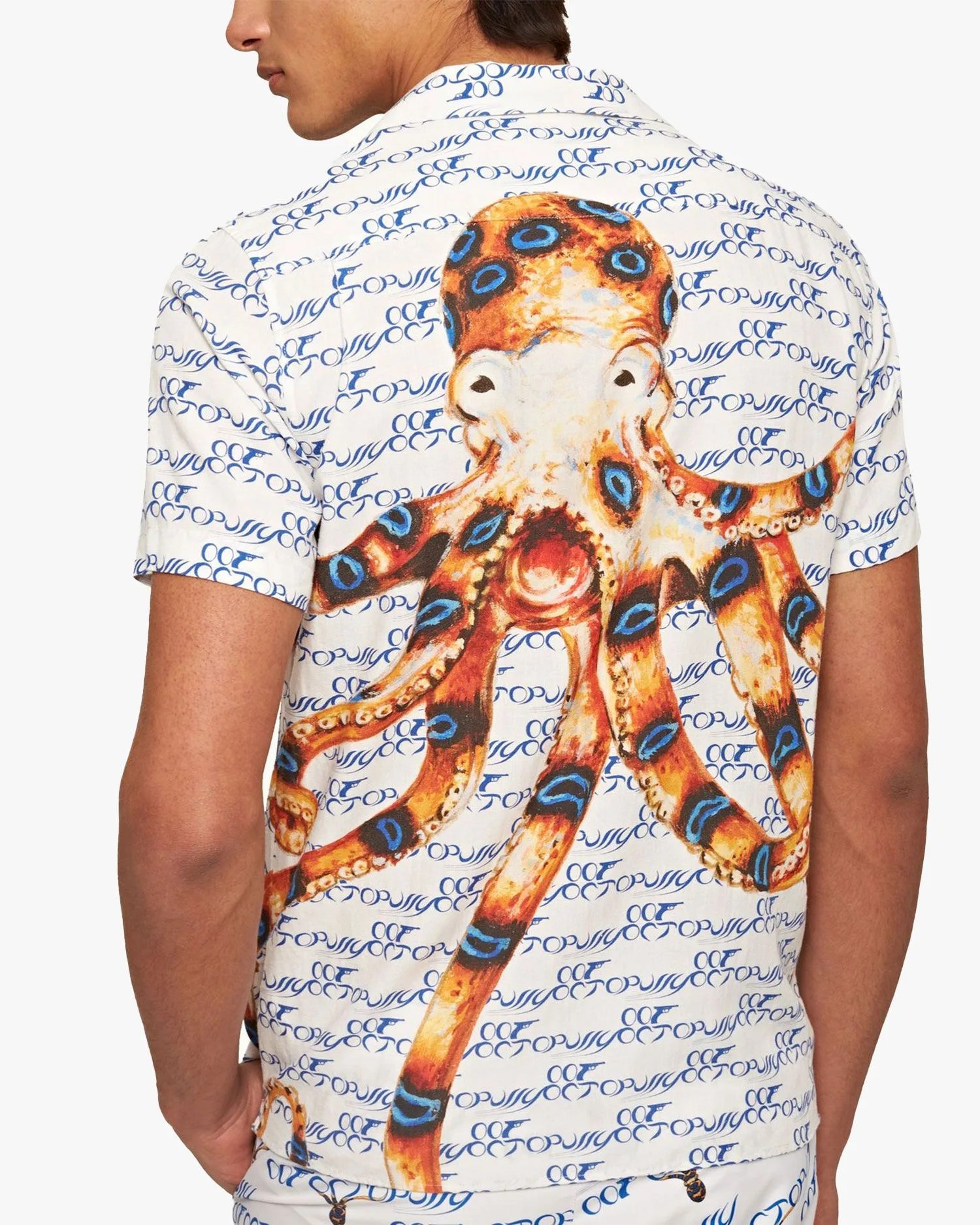 007 octopussy capri collar linen shirt