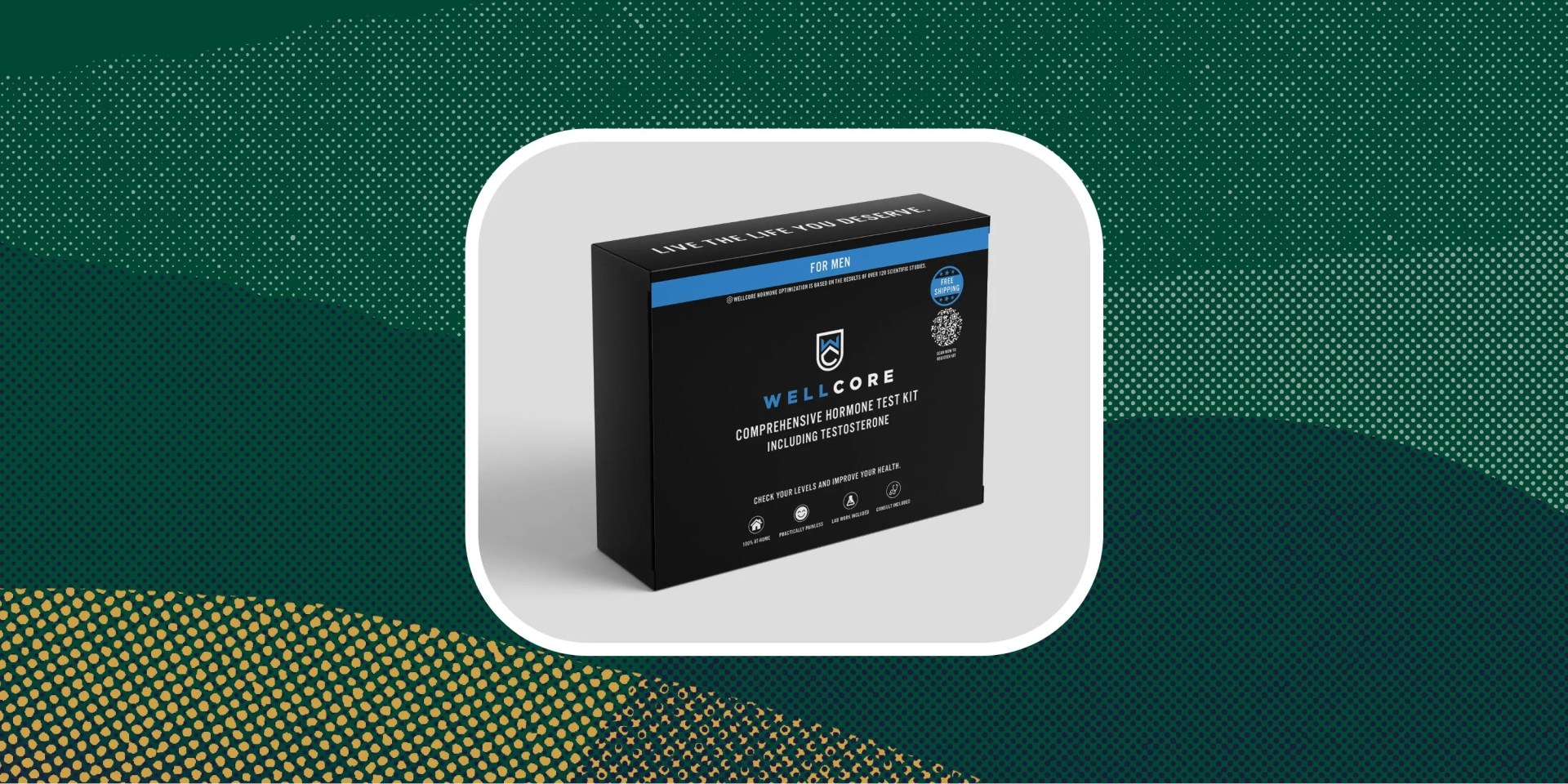 deals of note wellcore comprehensive hormone test kit including testosterone