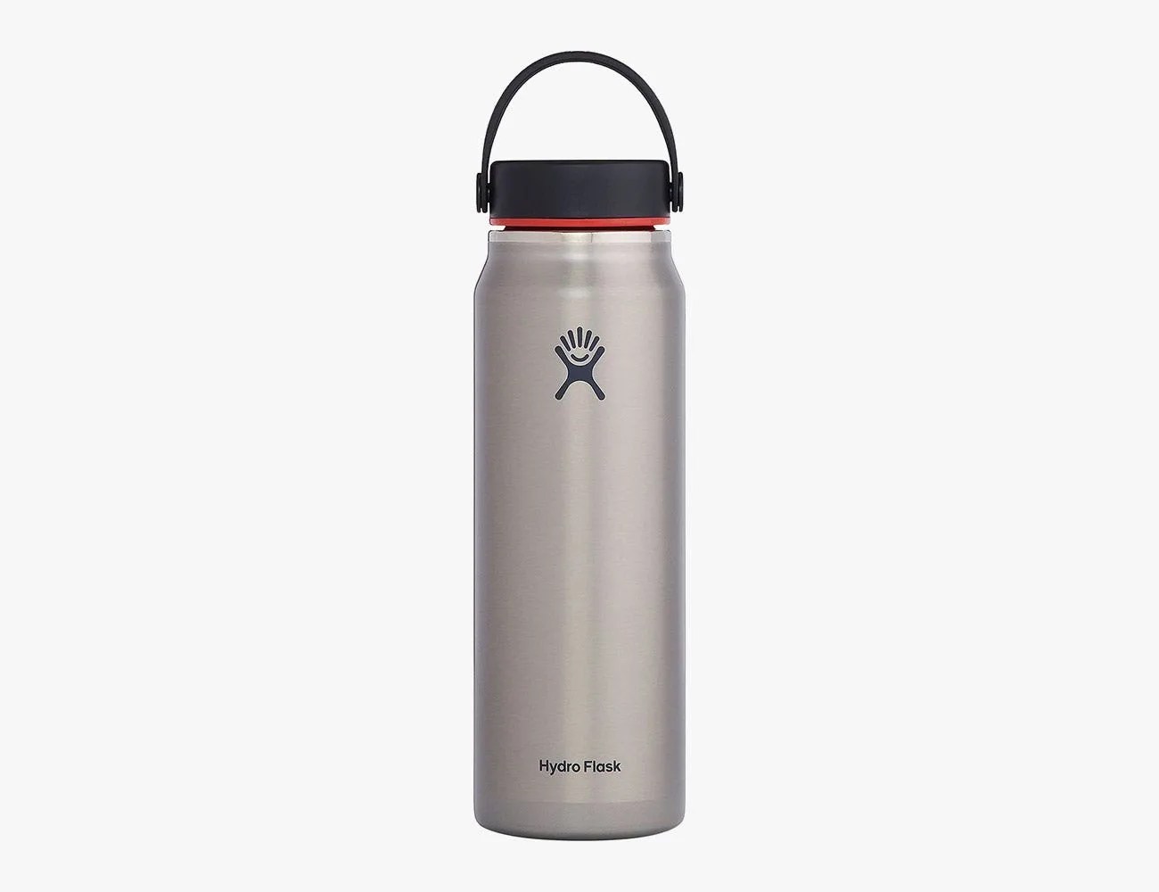 hydro flask 32oz wide mouth trail lightweight flex cap water bottle