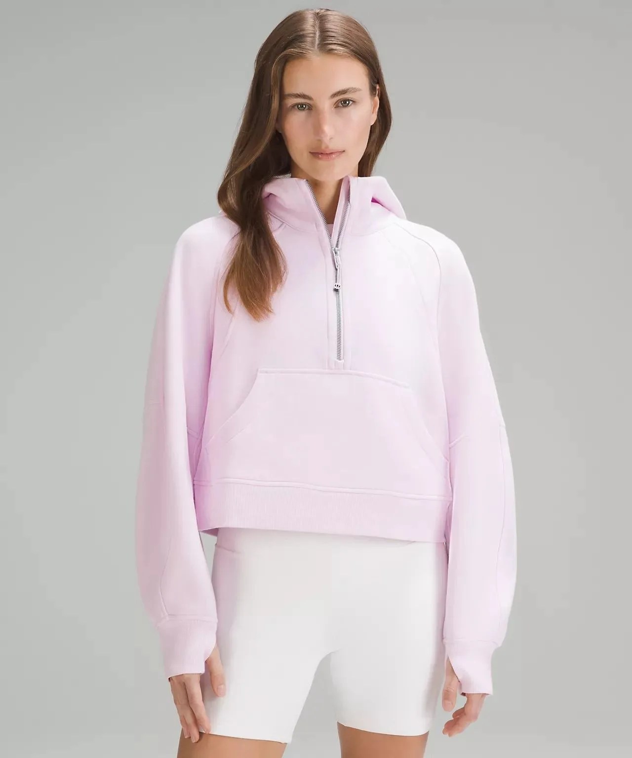 Scuba Oversized Half-Zip Hoodie