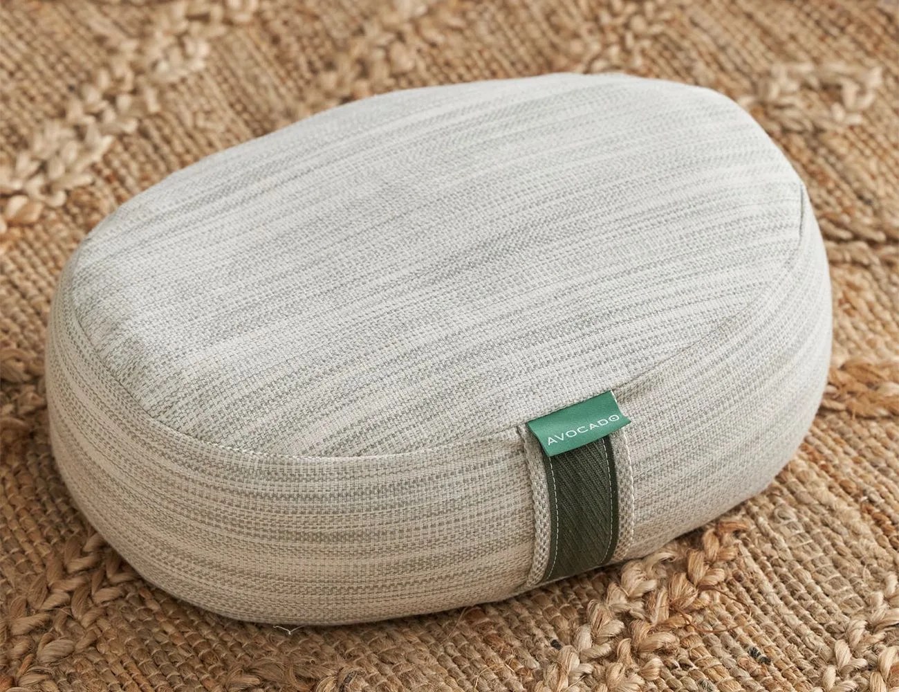 avocado organic yoga meditation pillow