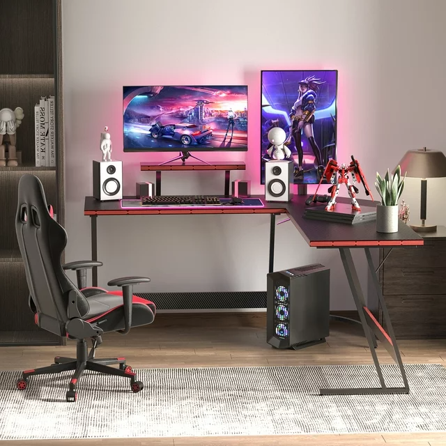 corner gaming desk