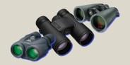 collage of three binoculars