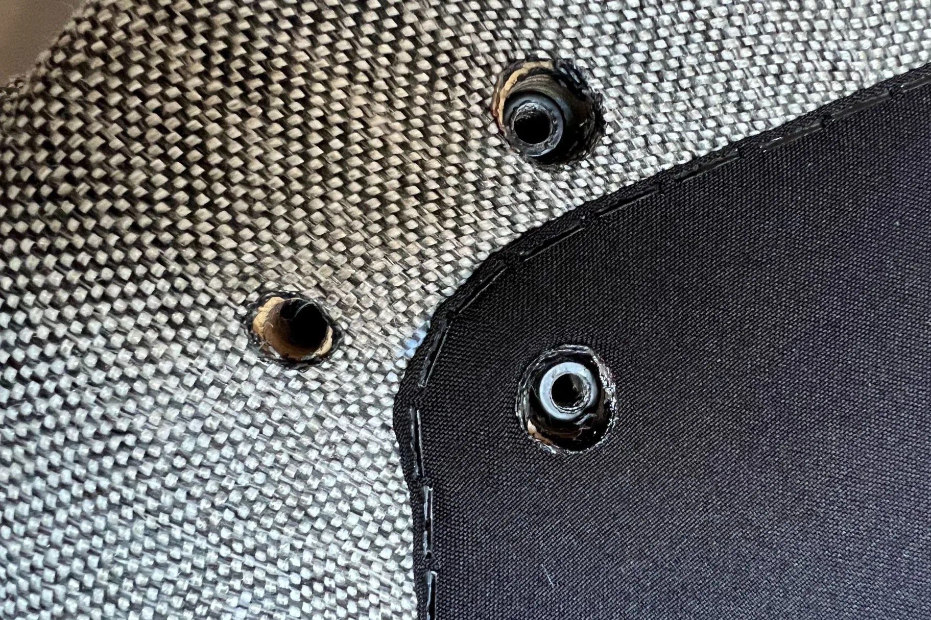 screw holes in a burrow vesper chair