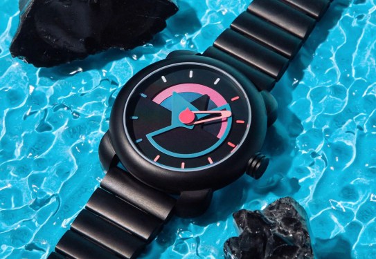 a black watch laying