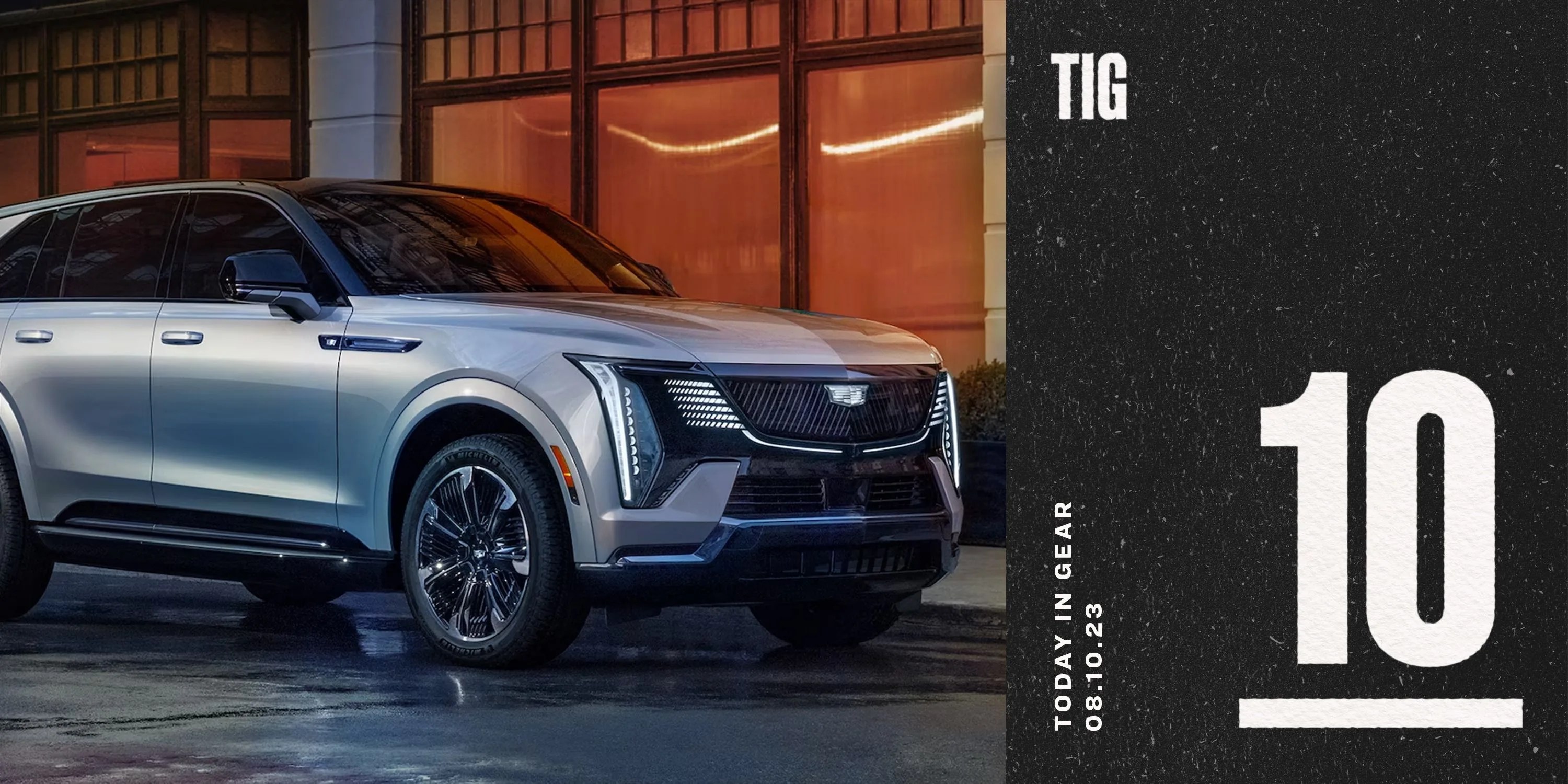 today in gear august 10 2023 cadillac 2025 escalade iq car