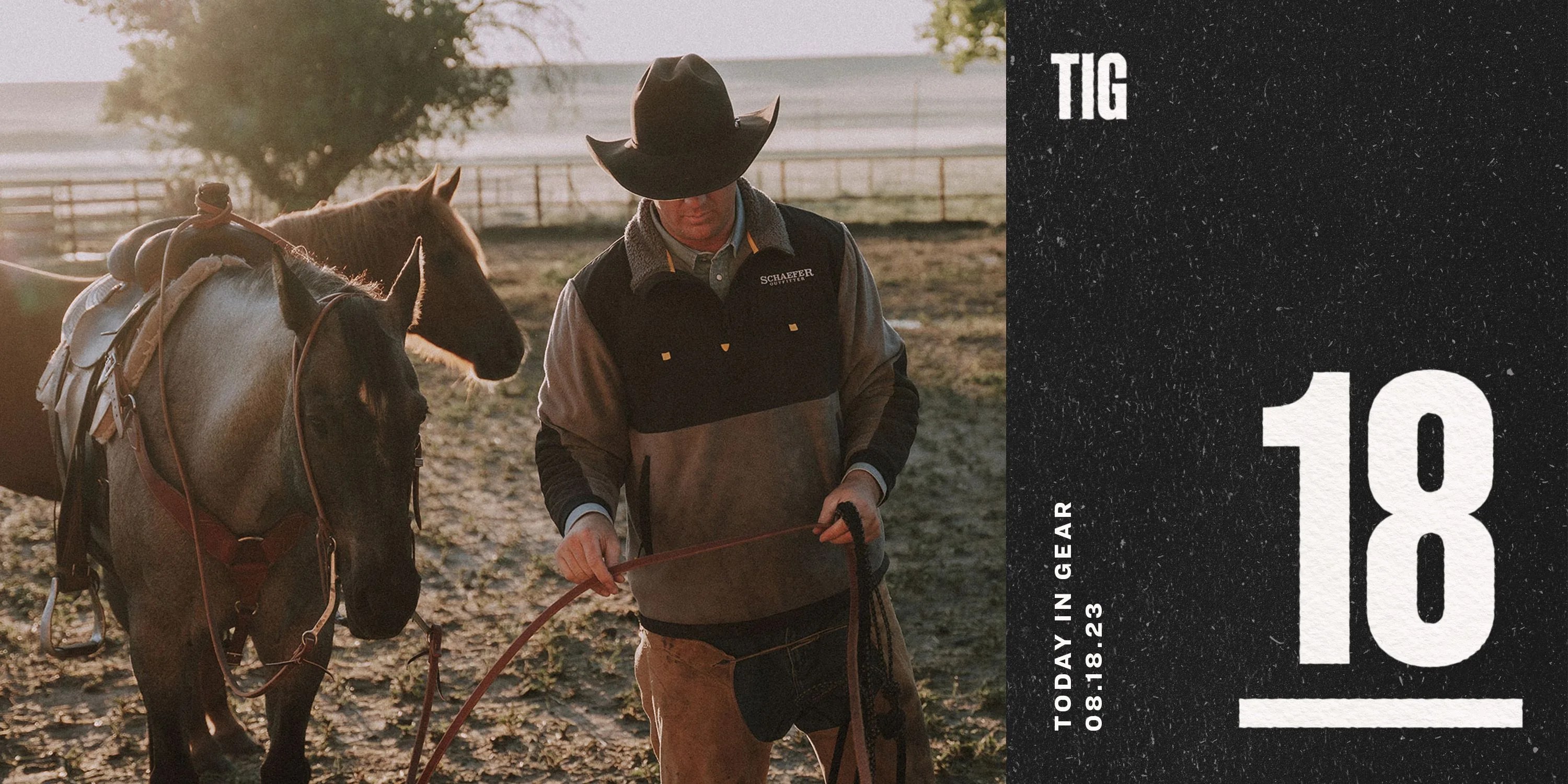 today in gear august 18 2023 man wearing schaefer outfitter sweater