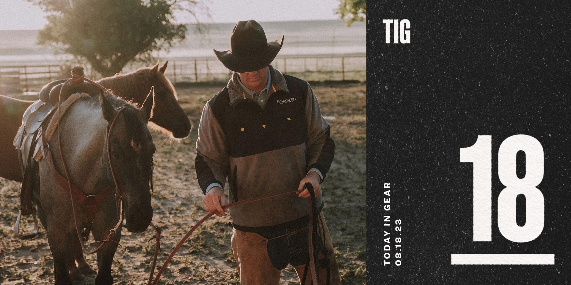 today in gear august 18 2023 man wearing schaefer outfitter sweater