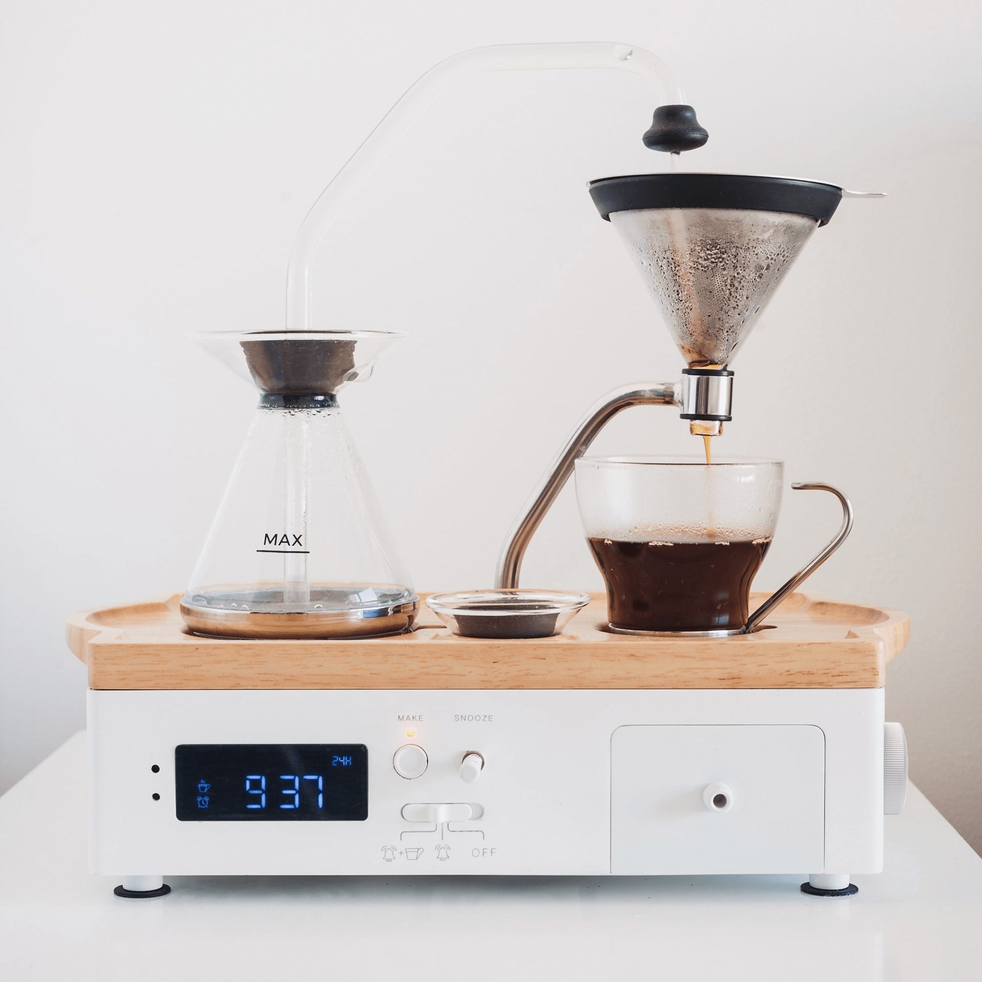 coffee alarm clock