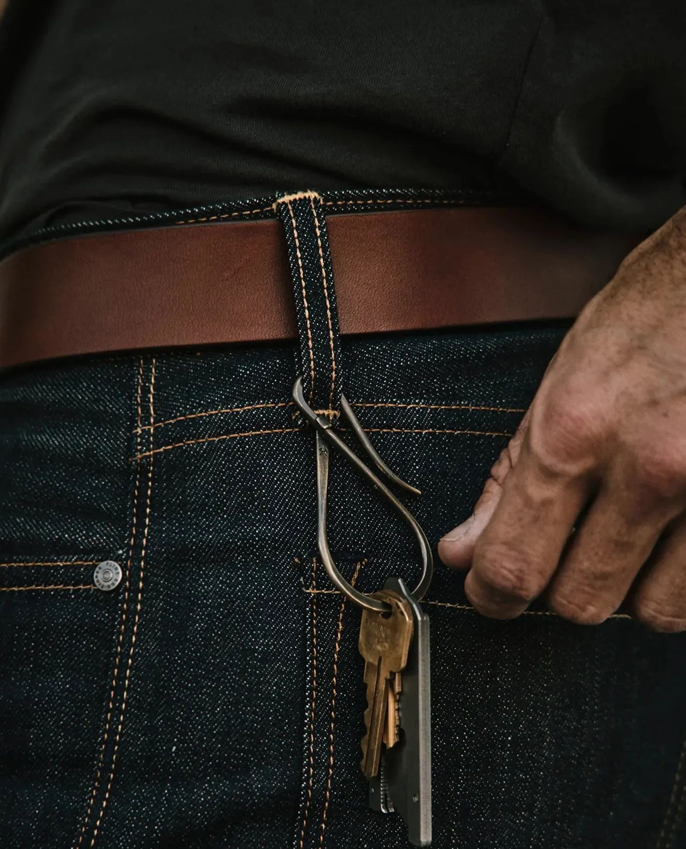 studebaker metals workshop keyholder in brass and work patina