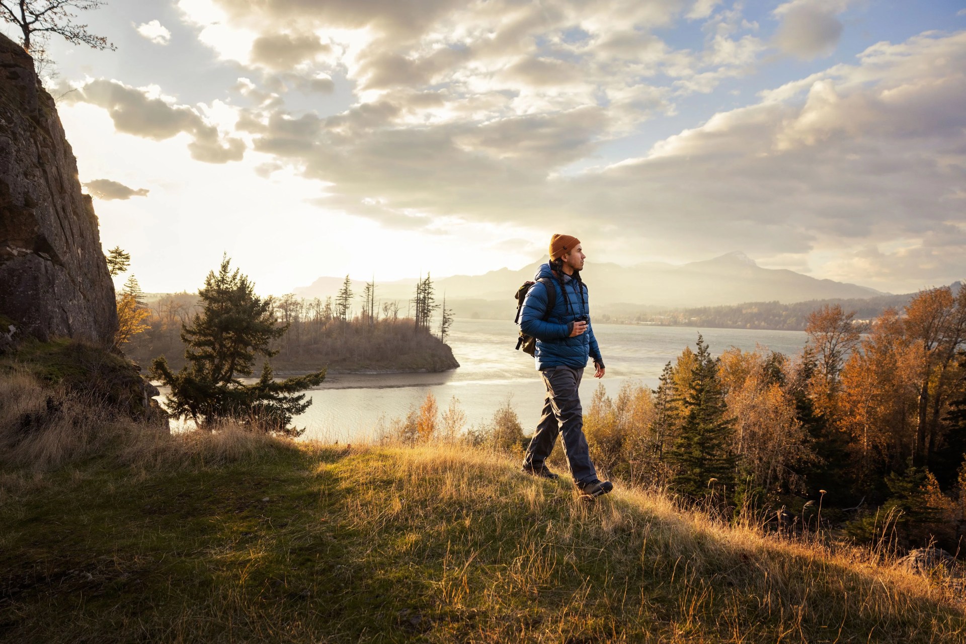 man wearing danner boot