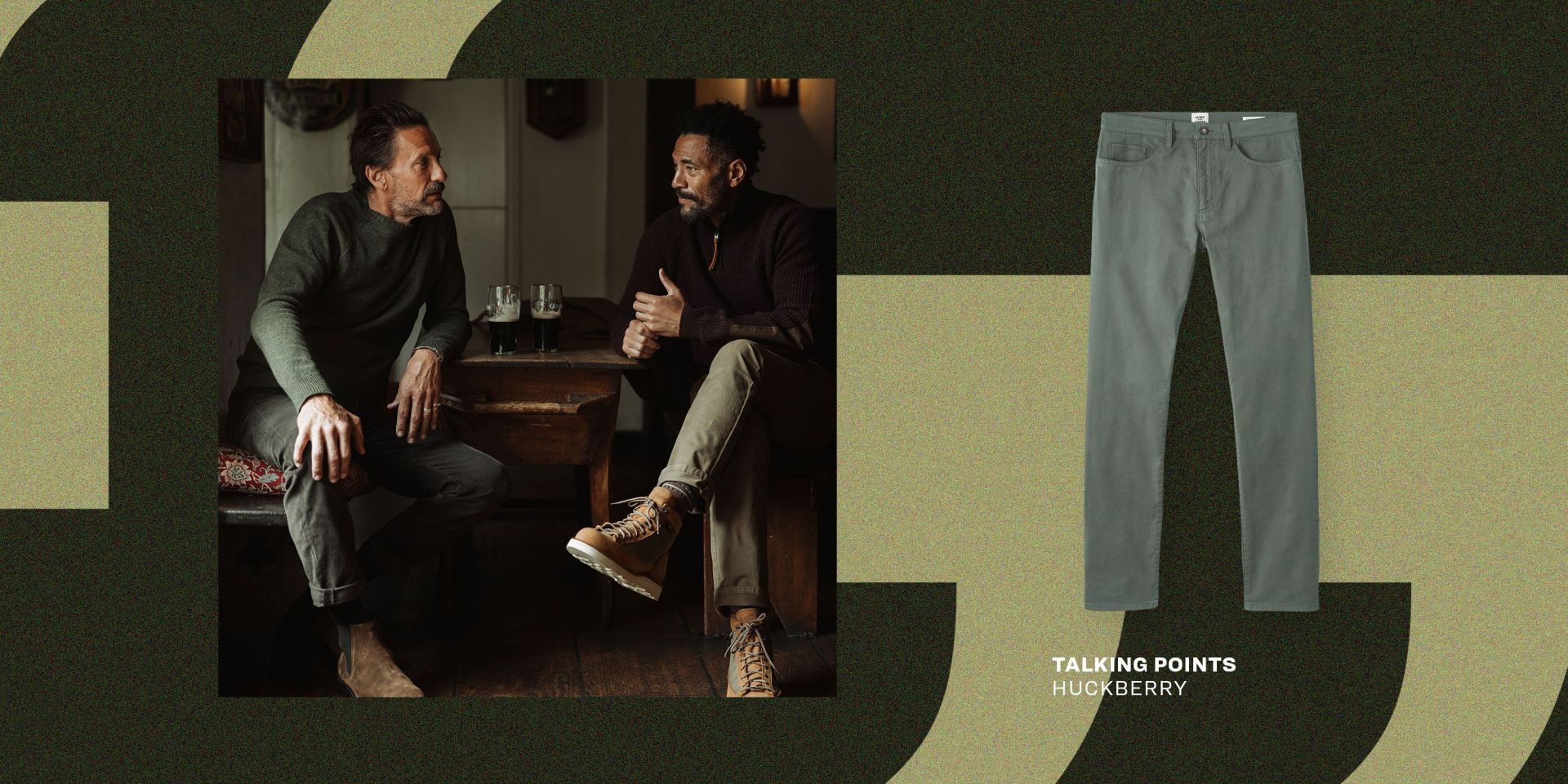 huckberry men wearing 365 carpenter pant