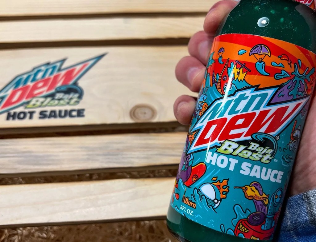 Mountain Dew Baja Blast Hot Sauce Review I'm Still Alive Gear Patrol