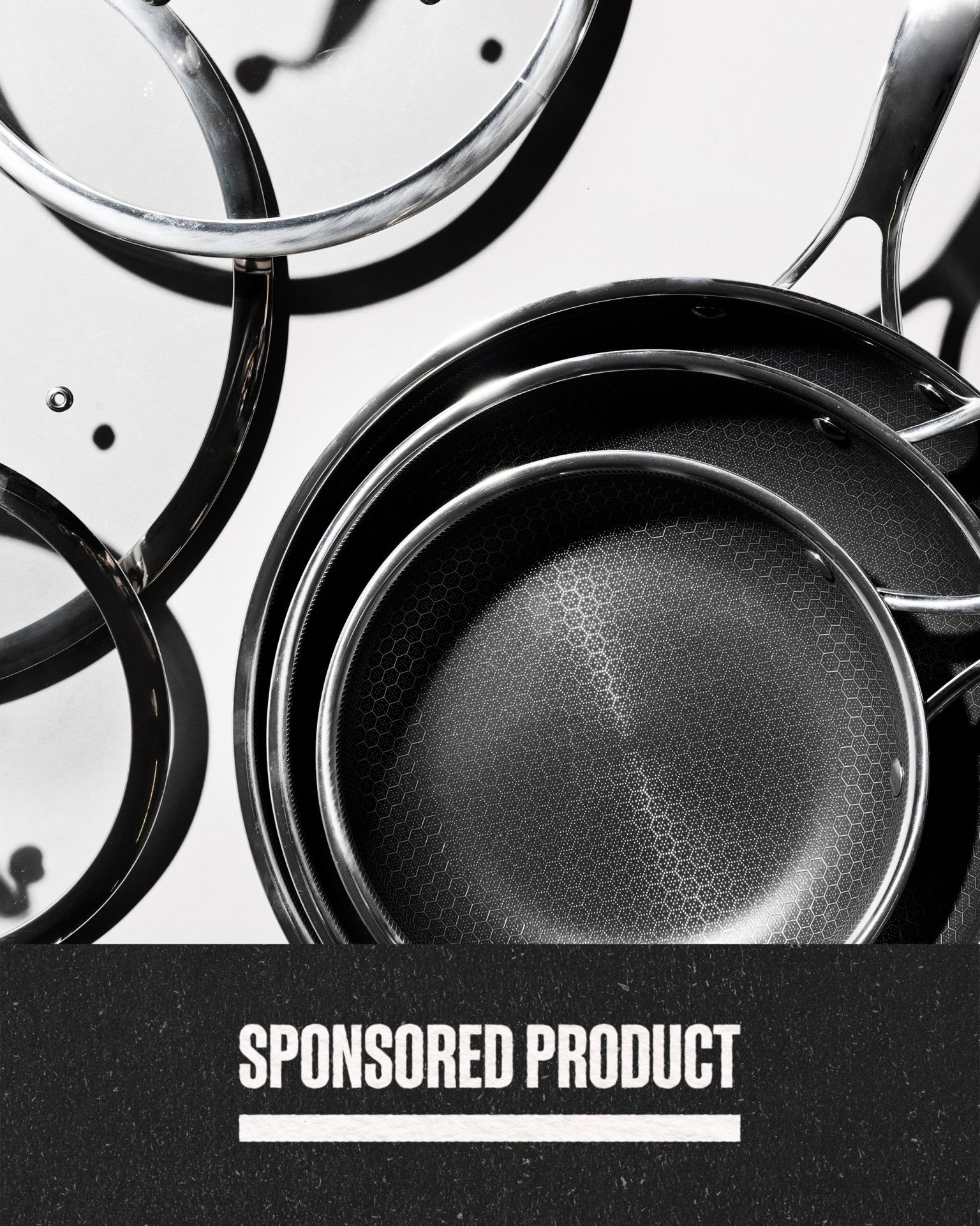 sponsored product hex clad non stick pans