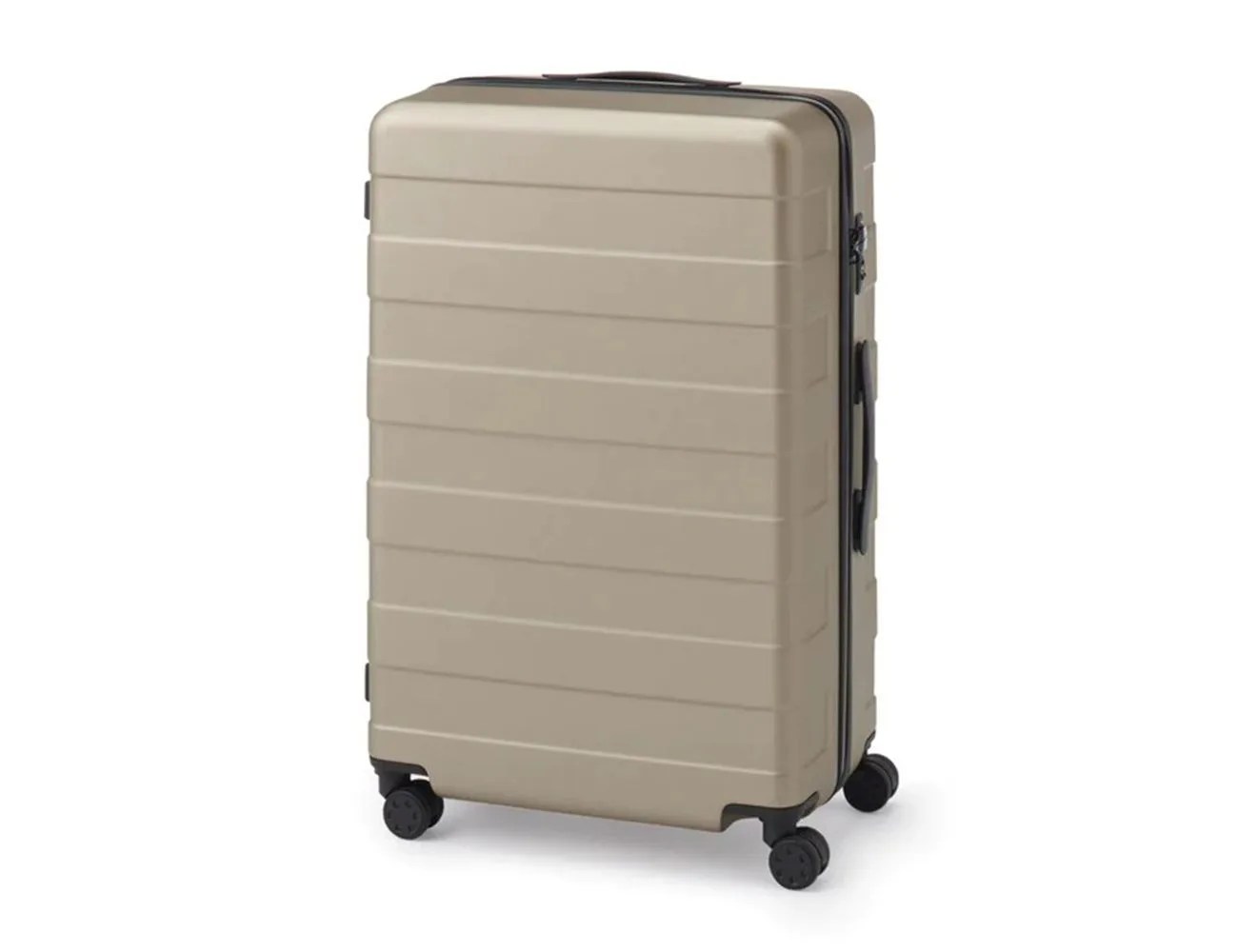 Muji Adjustable Handle Hard Carry Suitcase 88L