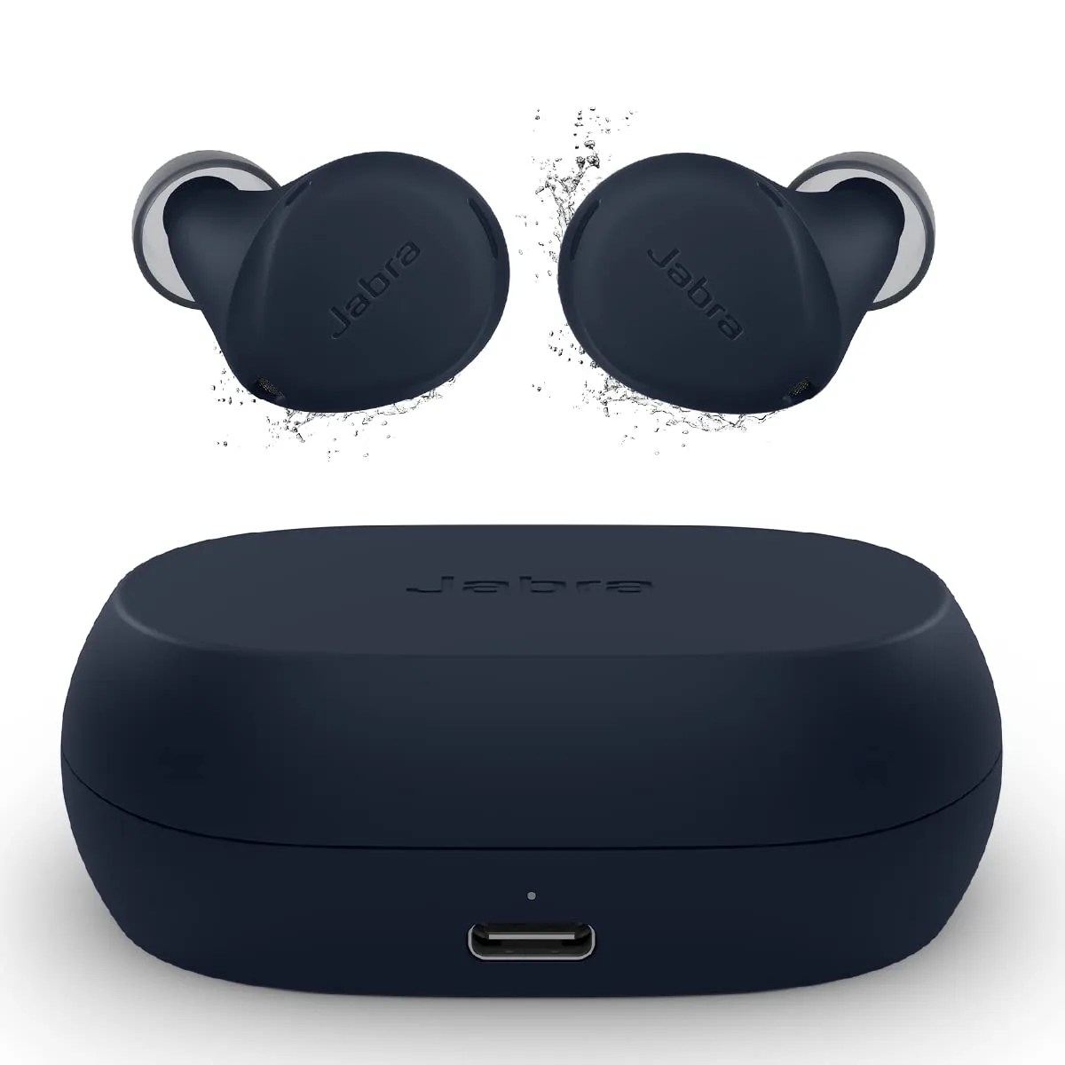 Jabra Elite 7 Active True Wireless&mdash; Bluetooth Sports Earbuds Shake Grip for Secure in-Ear Fit &mdash; Ultimate Workout Earbuds, Adjustable Active Noise Cancellation, Fast Charging &mdash; Navy