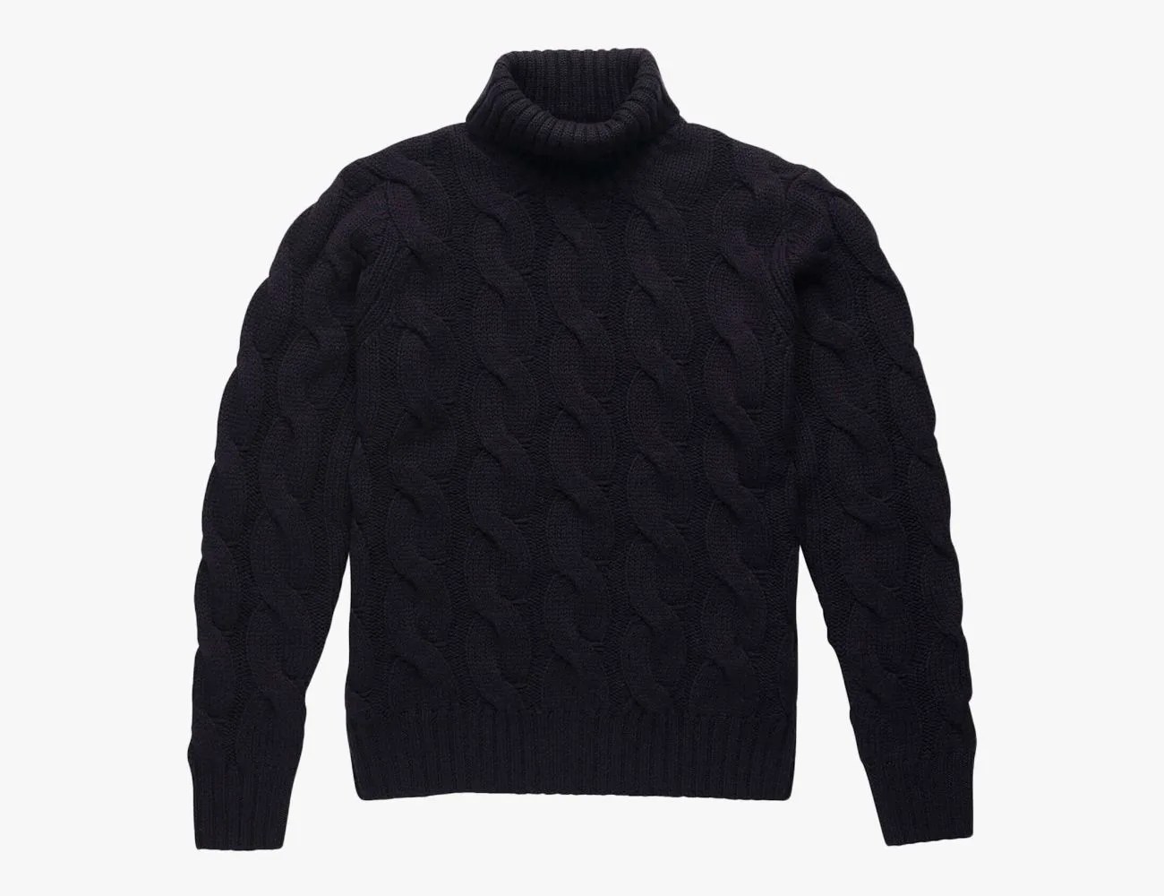 a black knitted jacket