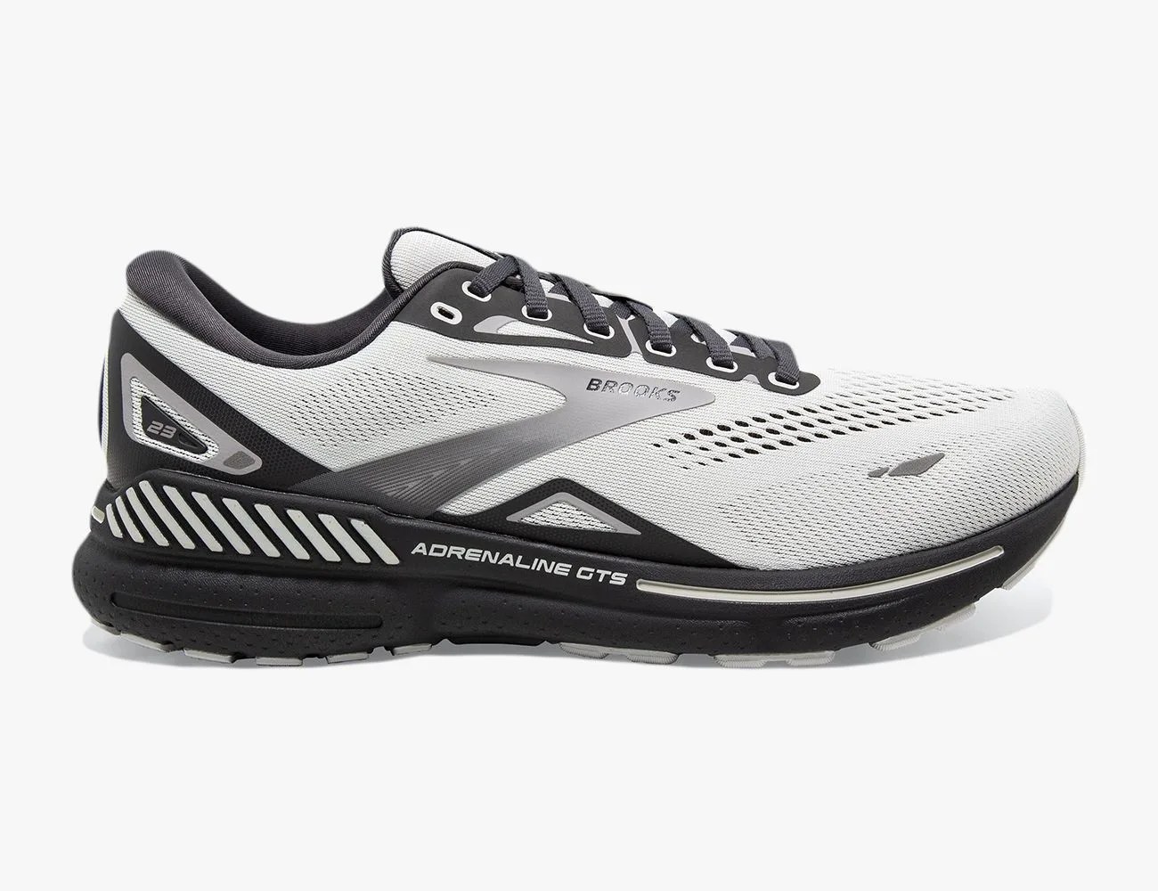 a black and white shoe