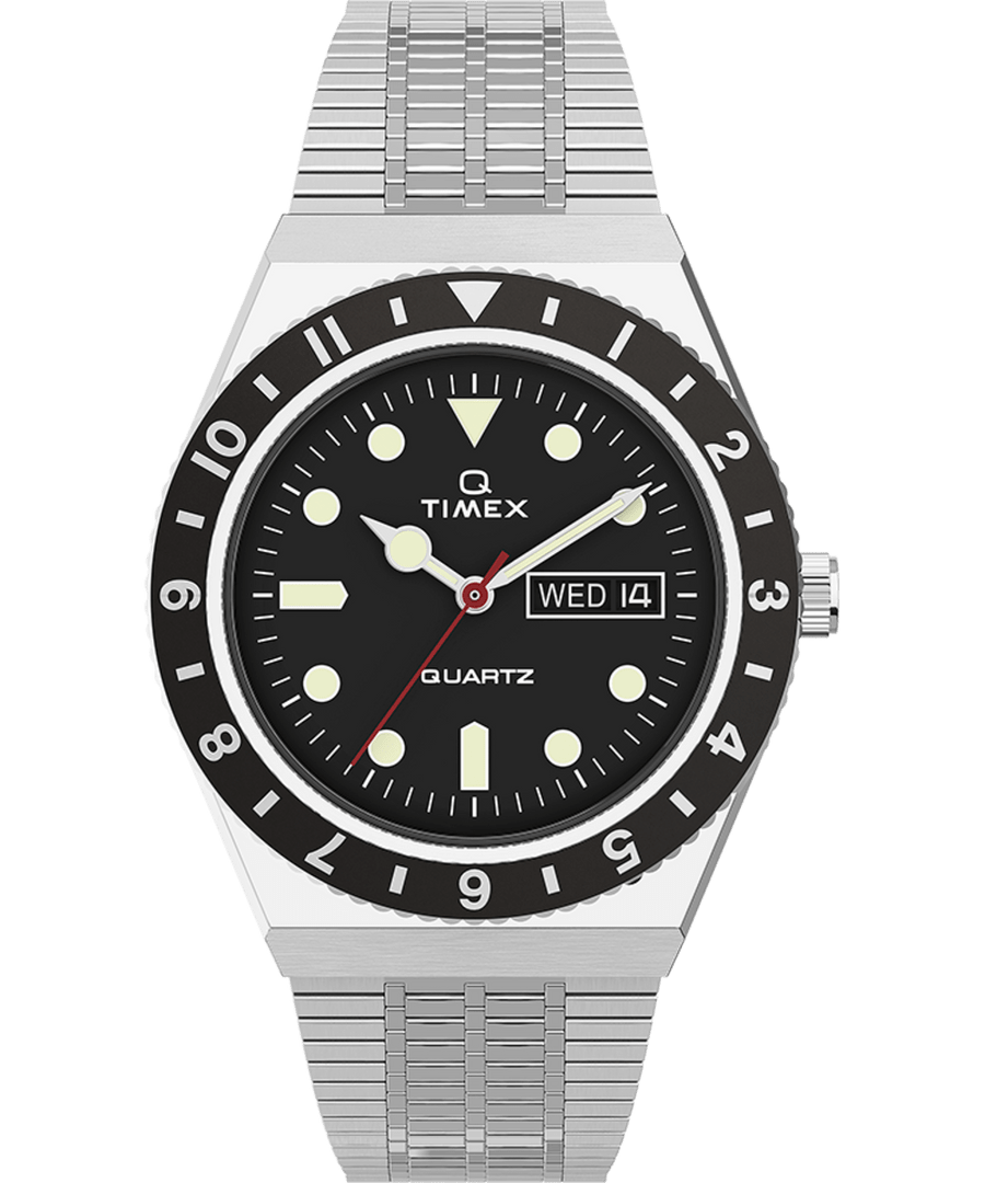 Q Timex Reissue 38mm Stainless Steel Bracelet Watch