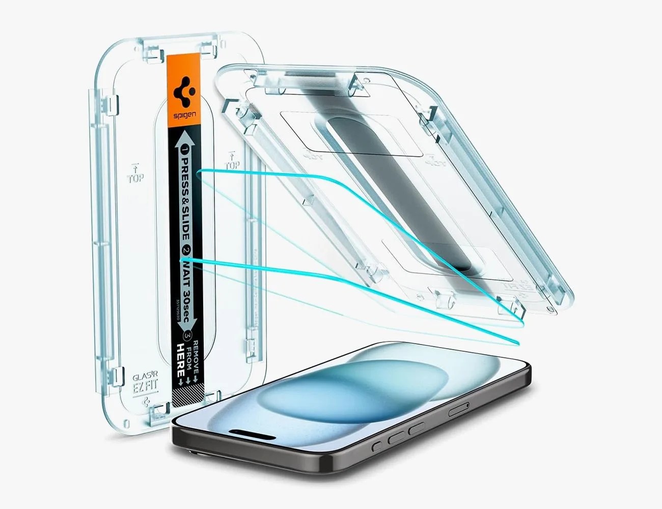 an iphone with a screen protector and case