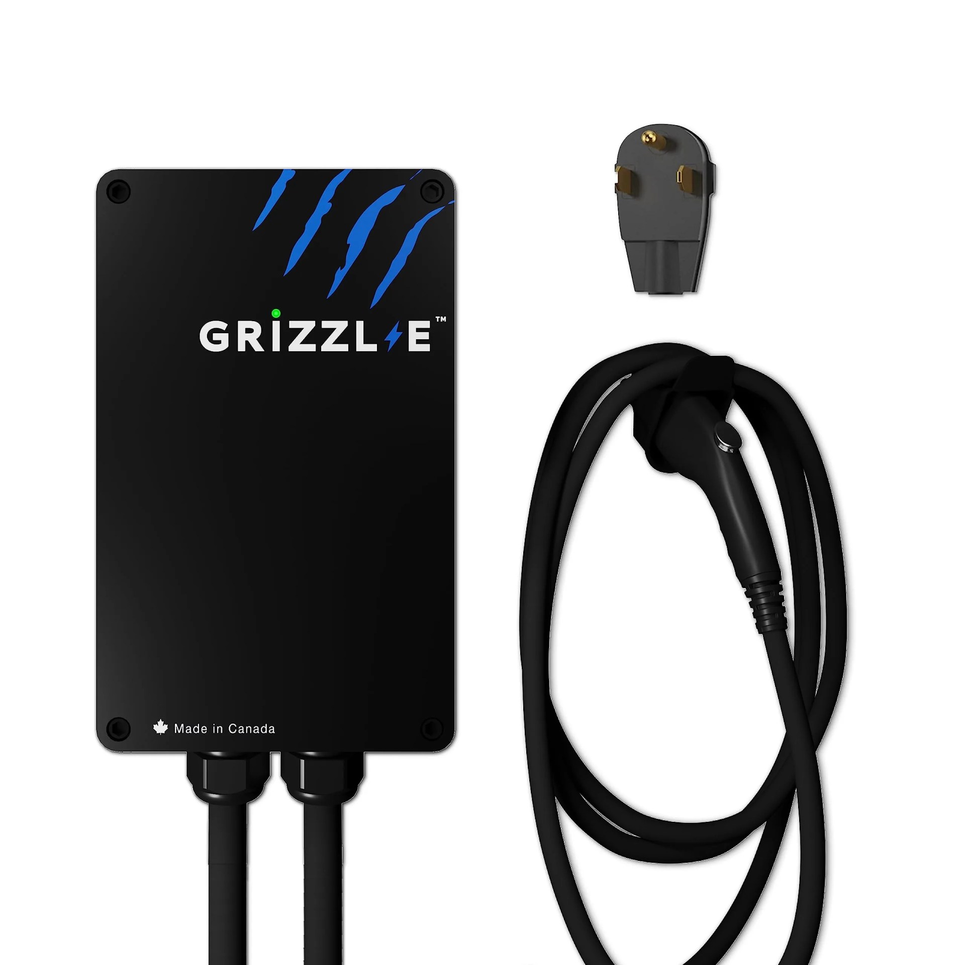 Grizzl-E Level 2 Electric Vehicle (EV) Charger up to 40 Amp, UL Certified Indoor/Outdoor Electric Car Fast Wall Charging Station, NEMA 6-50 Plug, 24 feet Premium Cable, Classic Black