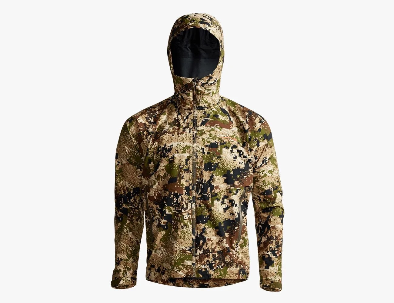 a camouflage jacket