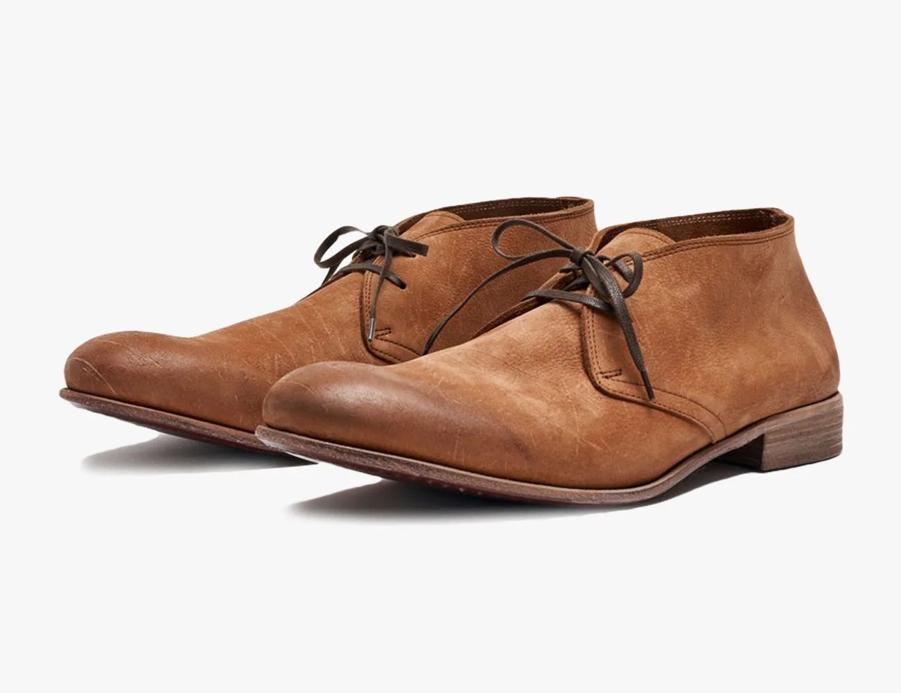 brown leather shoes